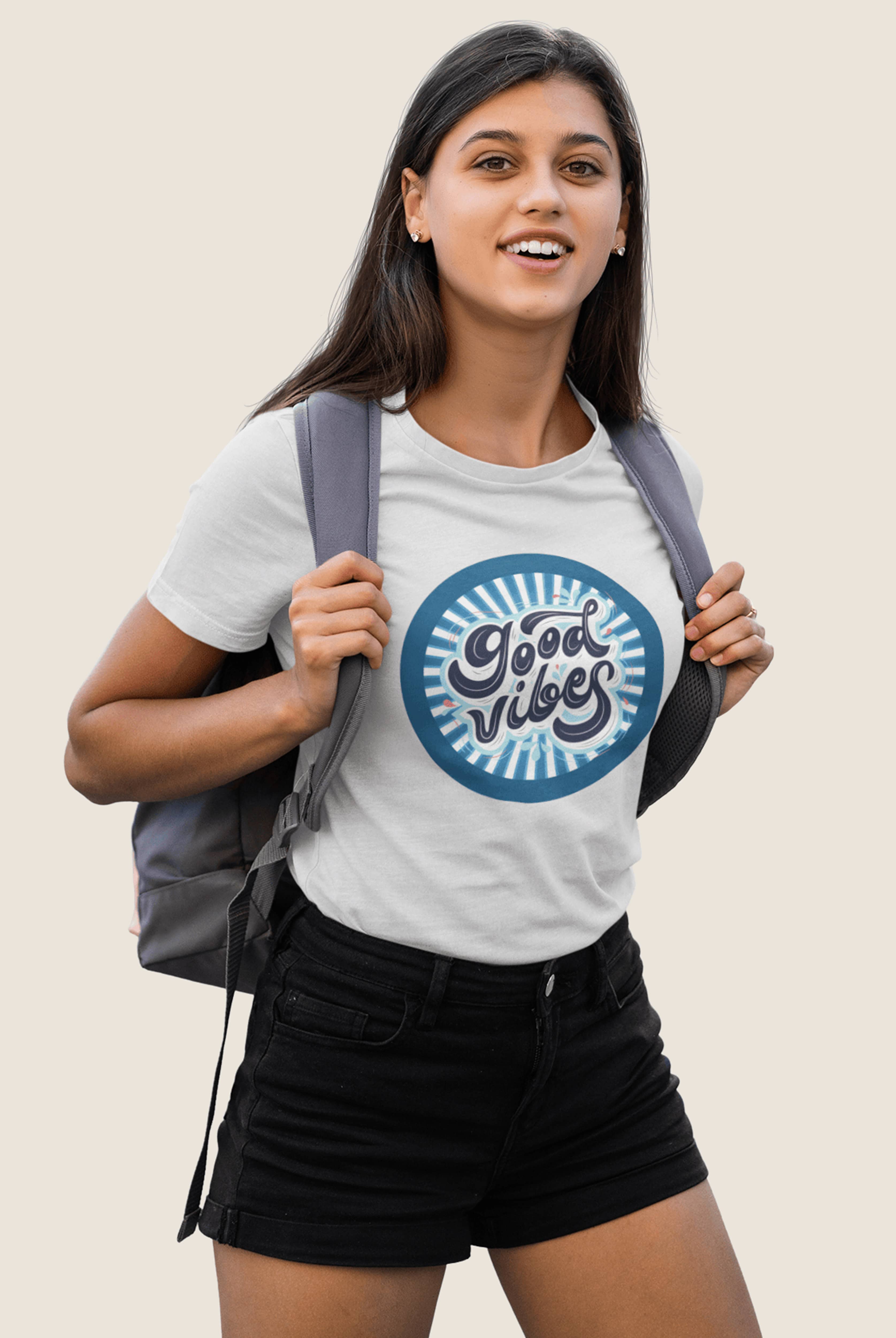 Good Vibes Women's Cotton T-Shirt