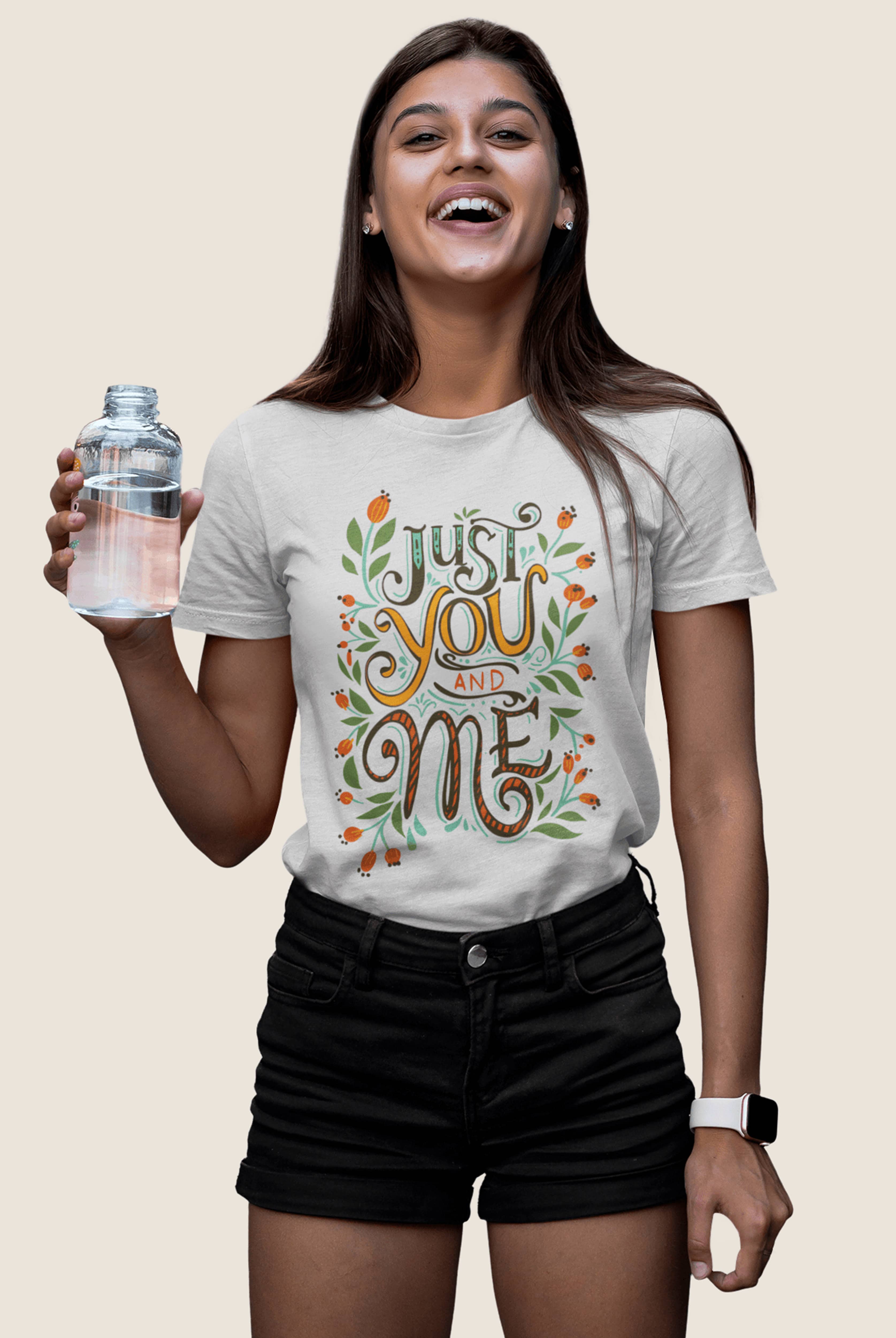Just You Women's Cotton T-Shirt
