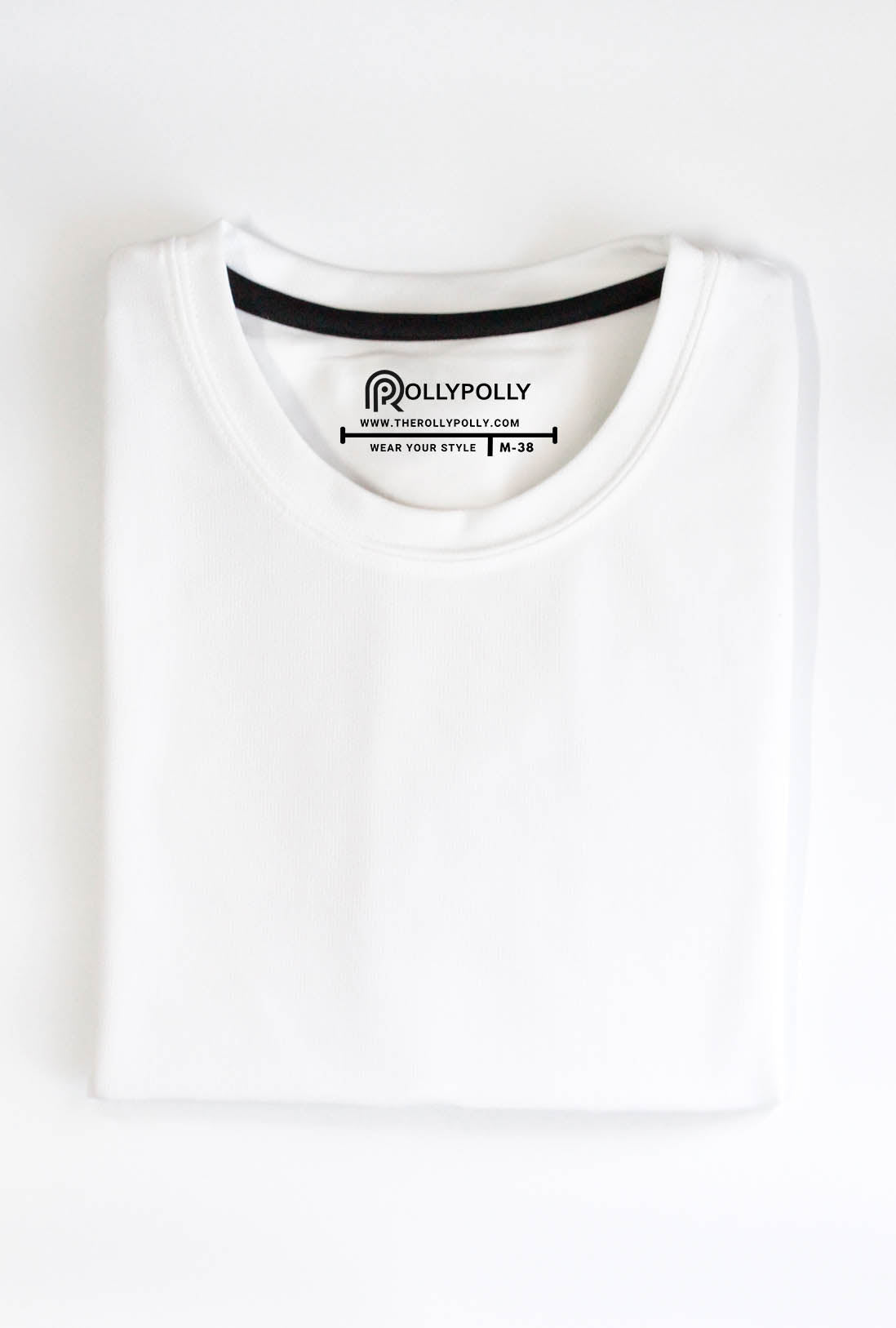 Men's White Active Wear T-Shirt