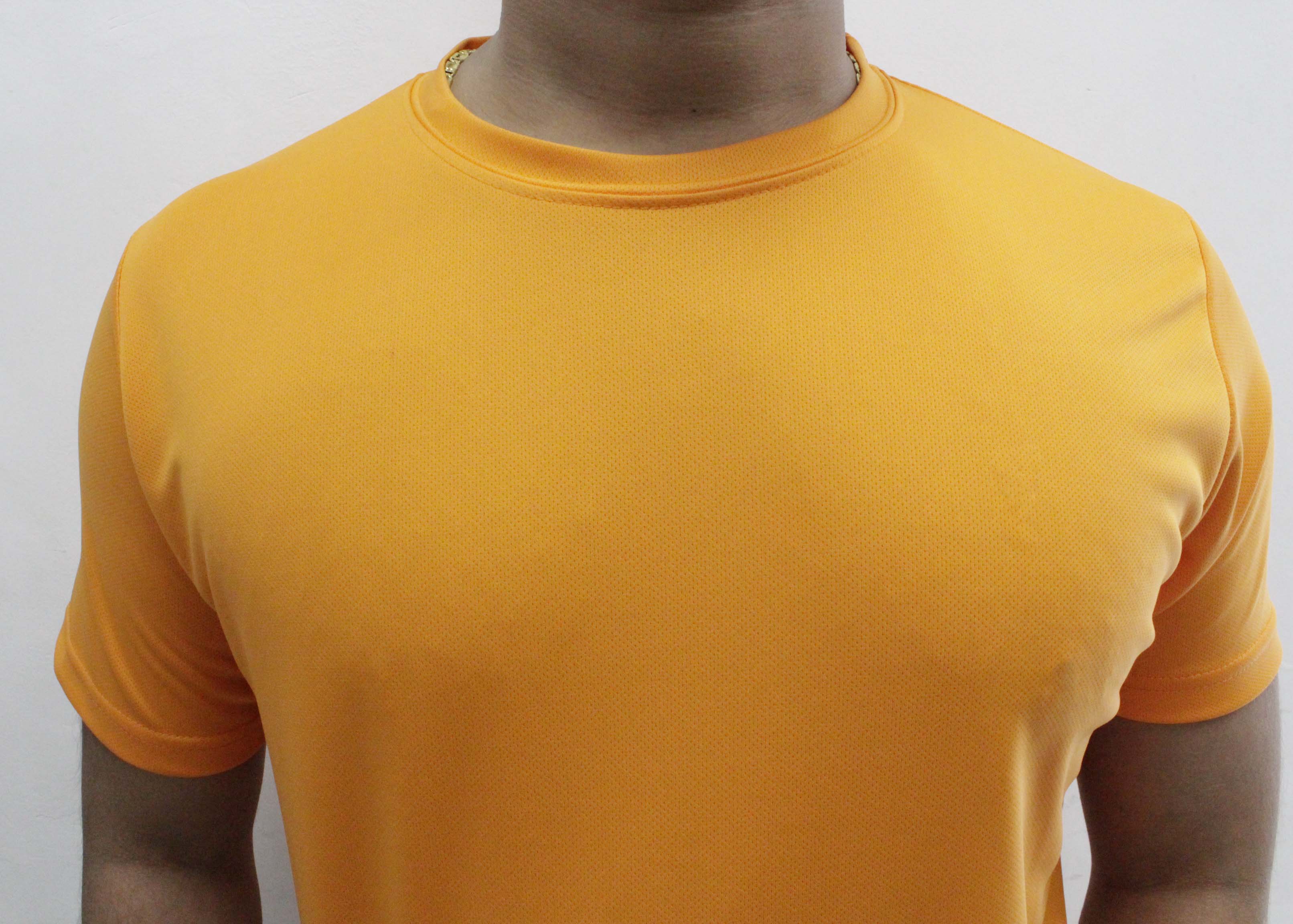 Men's Orange Active Wear T-Shirt