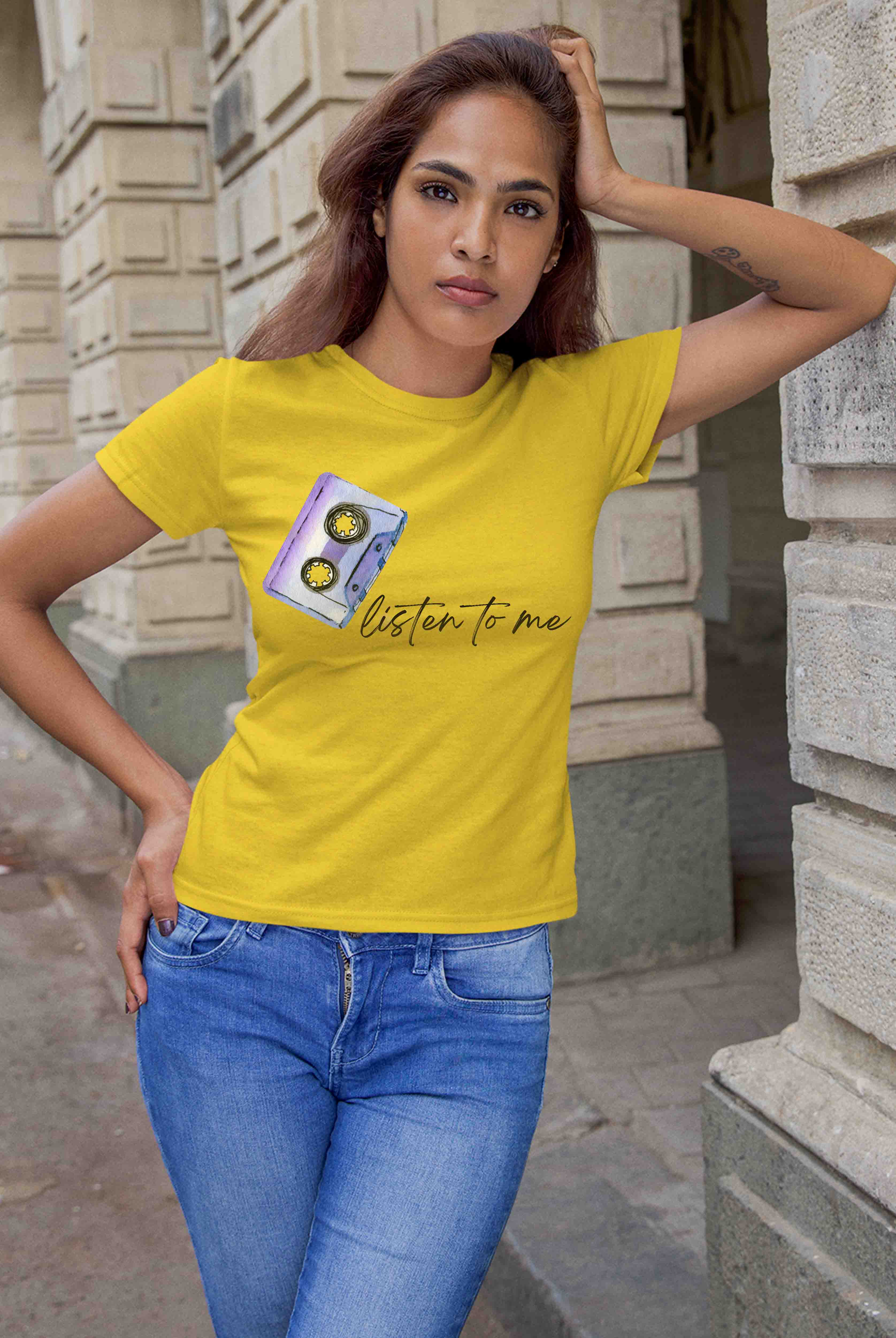 Listen To Me Women's Cotton T-Shirt