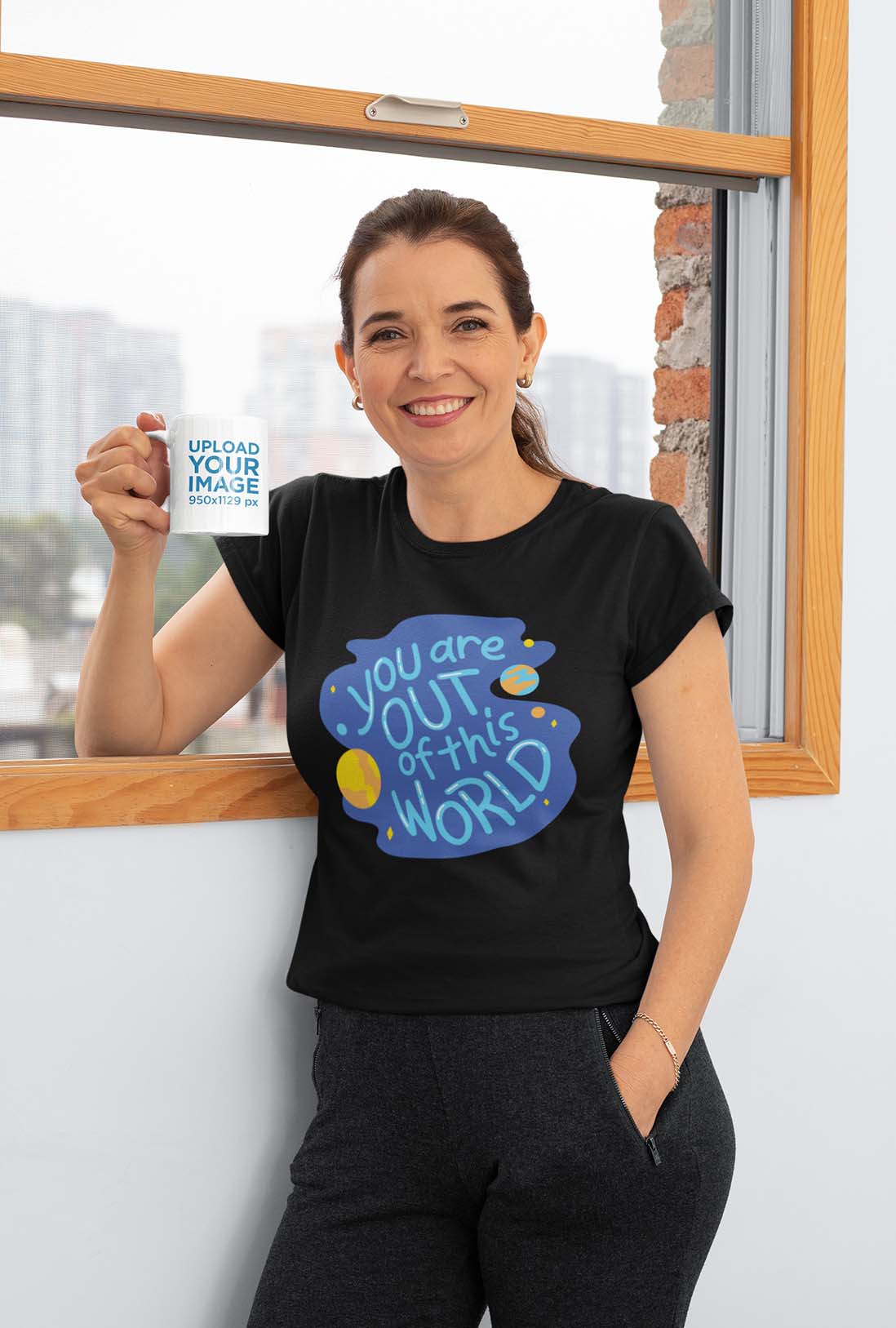 You Are Women's Black Cotton T-shirt