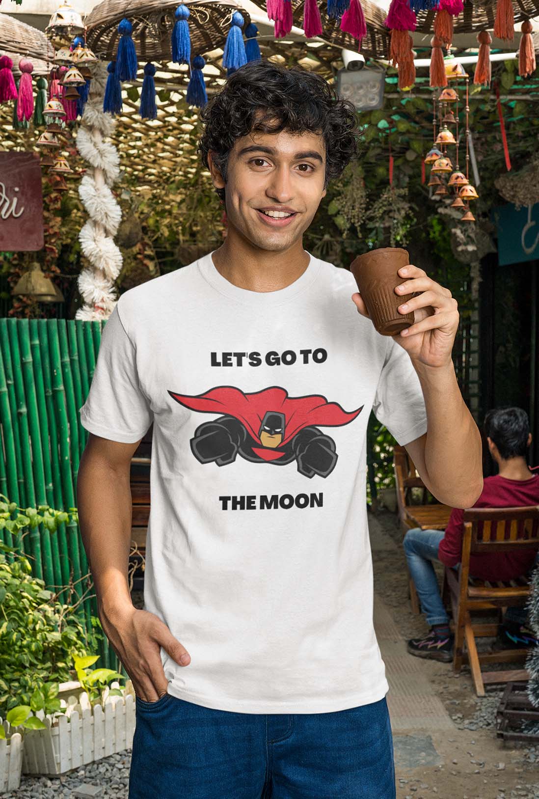 Let's Go Men's Cotton T-Shirt