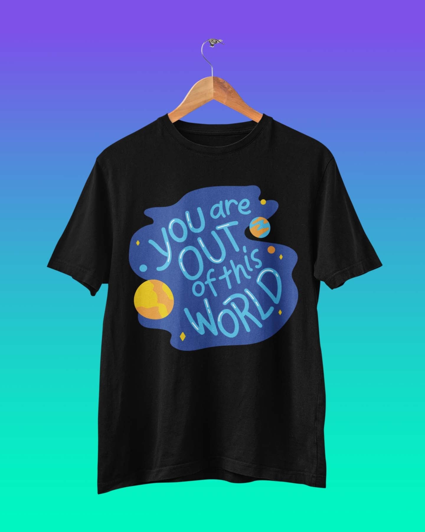 You Are Women's Black Cotton T-shirt