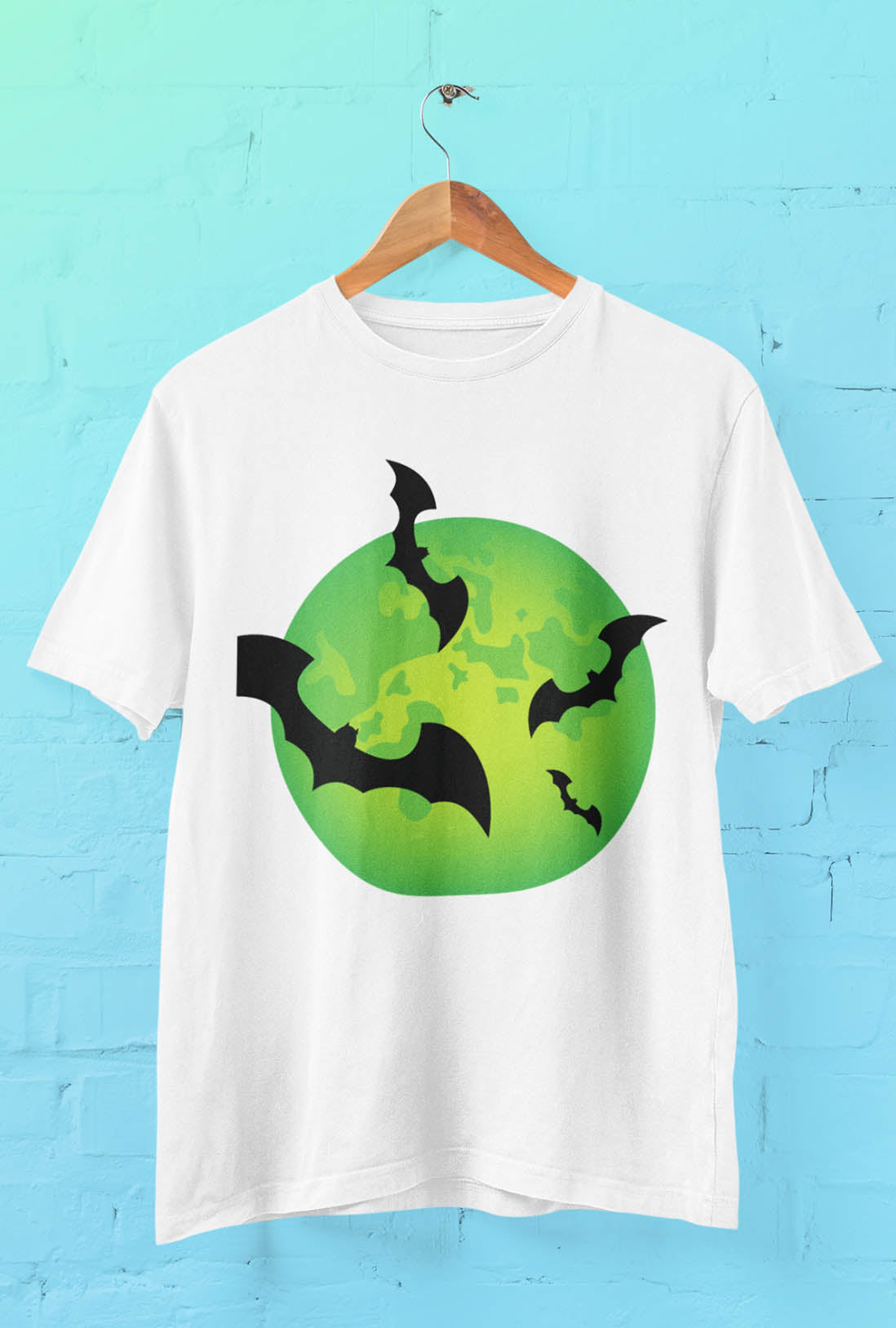 Bats Flying Men's Cotton T-Shirt