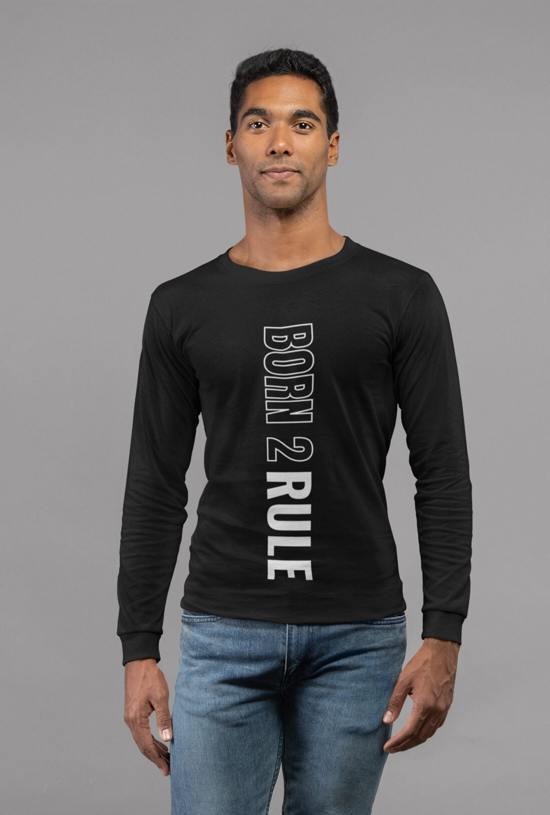 Born To Rule Men's Full Sleeve T-Shirt