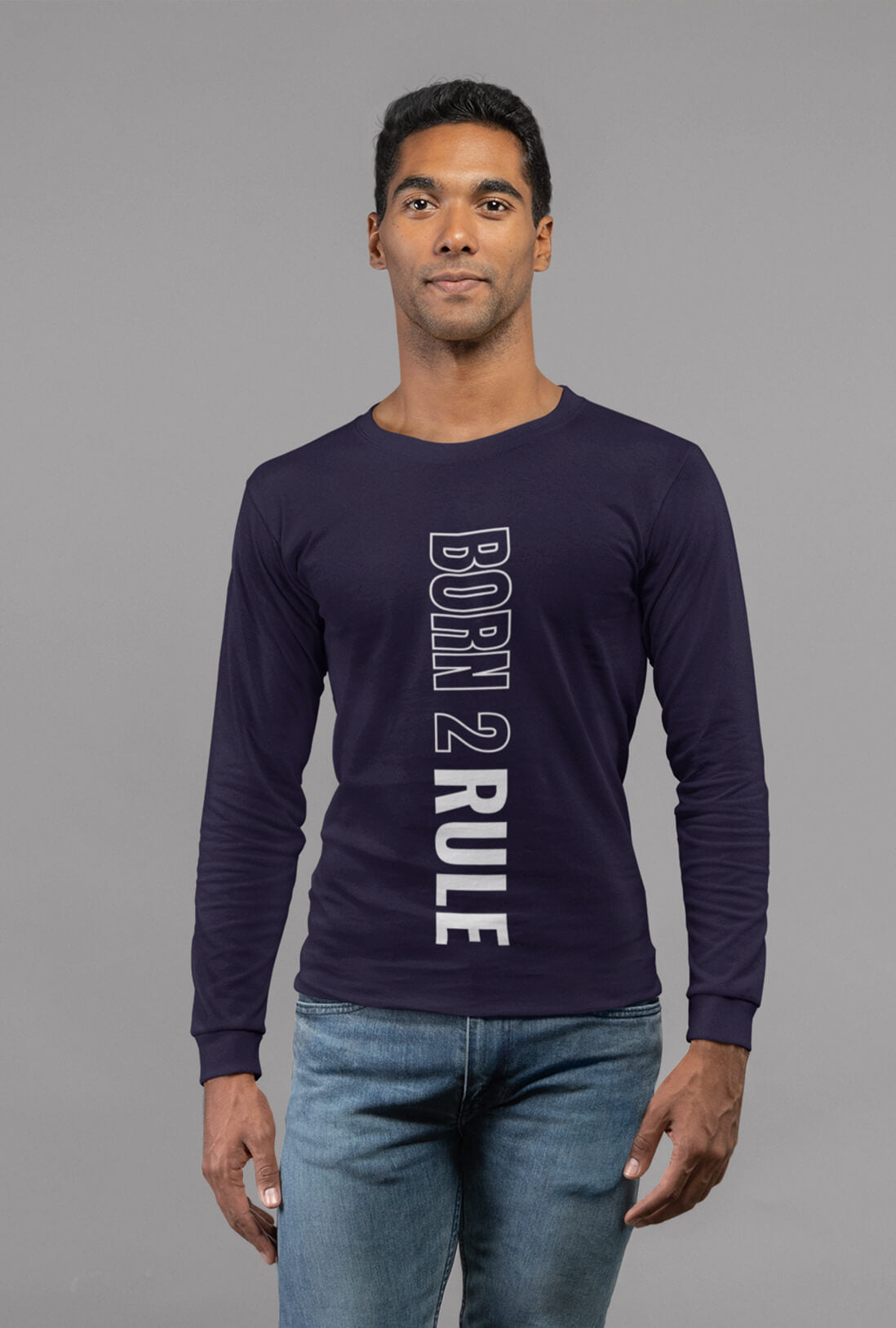 Born To Rule Men's Full Sleeve T-Shirt