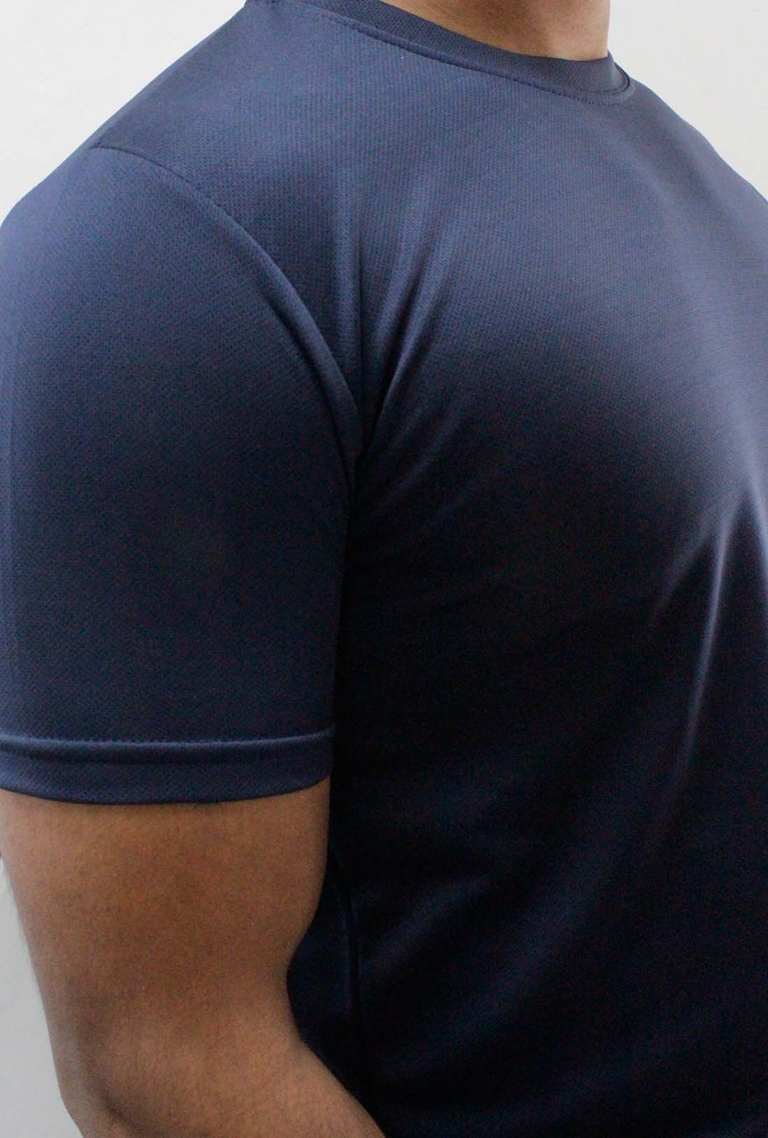 Men's Navy Blue Active Wear T-Shirt