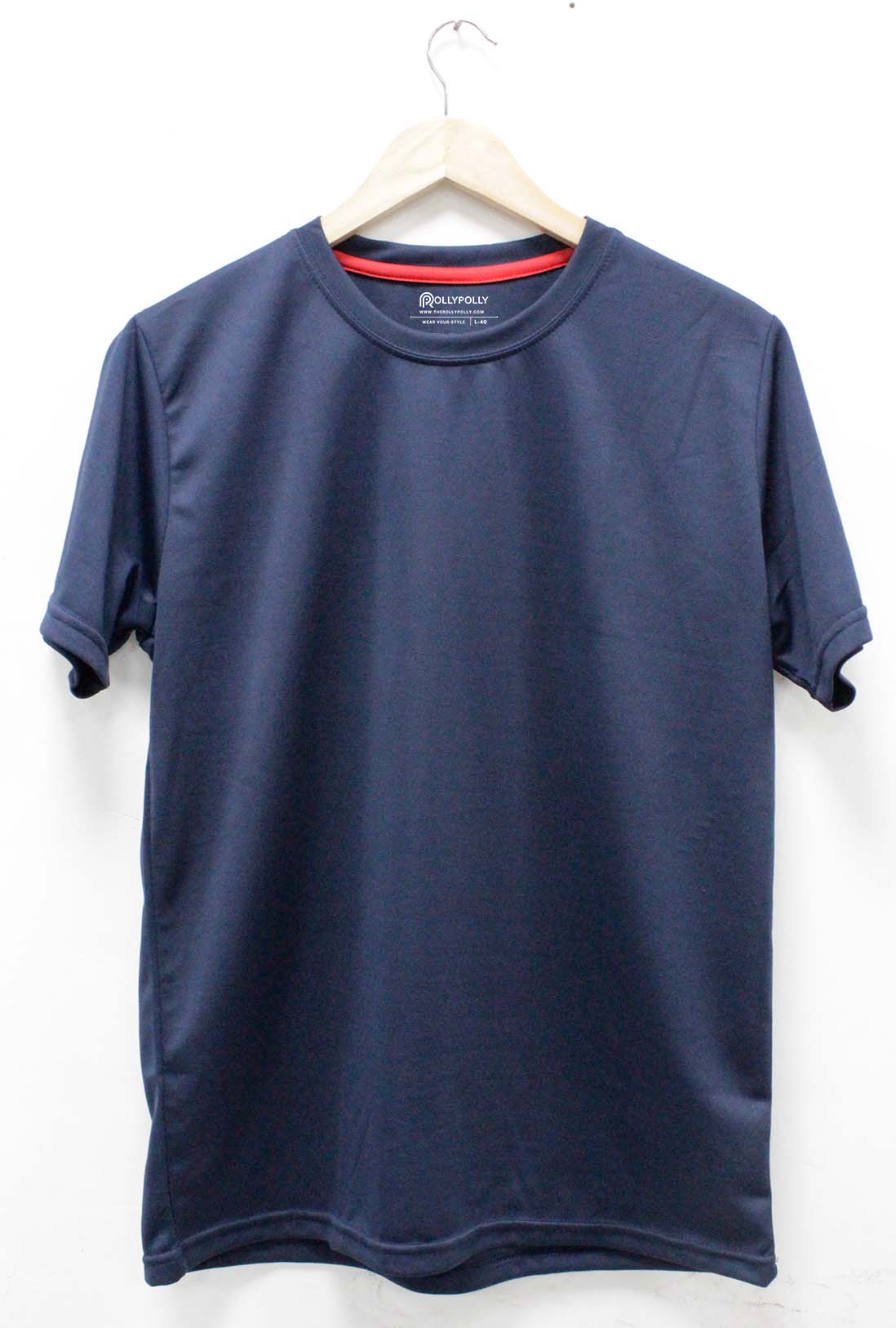 Men's Navy Blue Active Wear T-Shirt