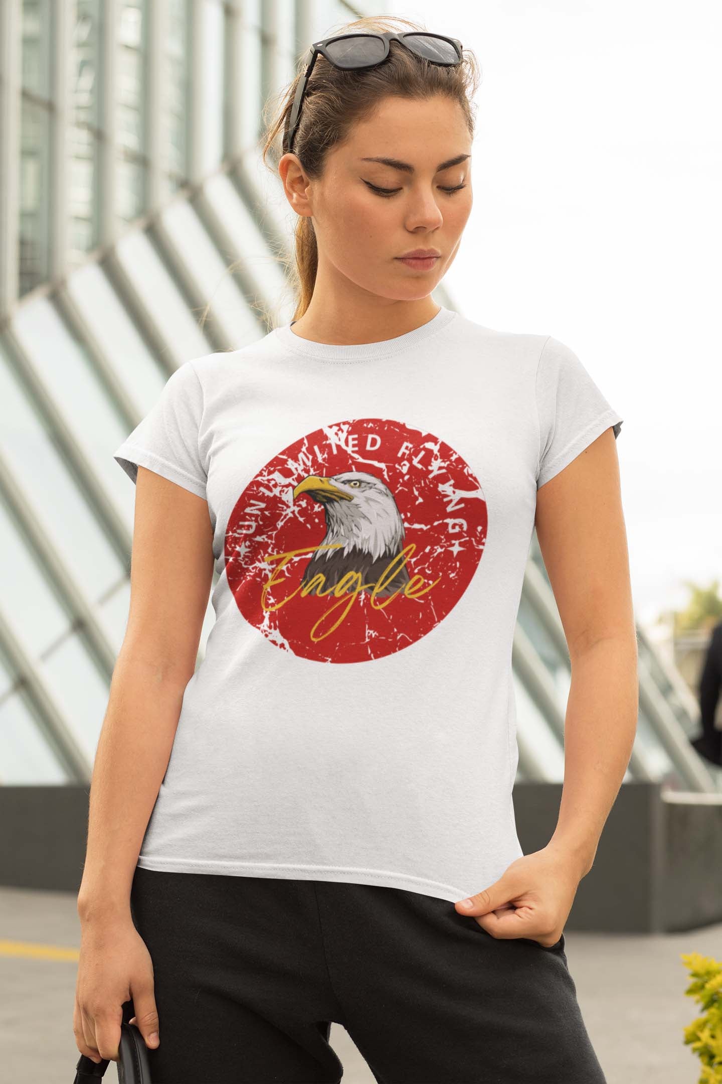 Flying Eagle Women's Cotton T-Shirt