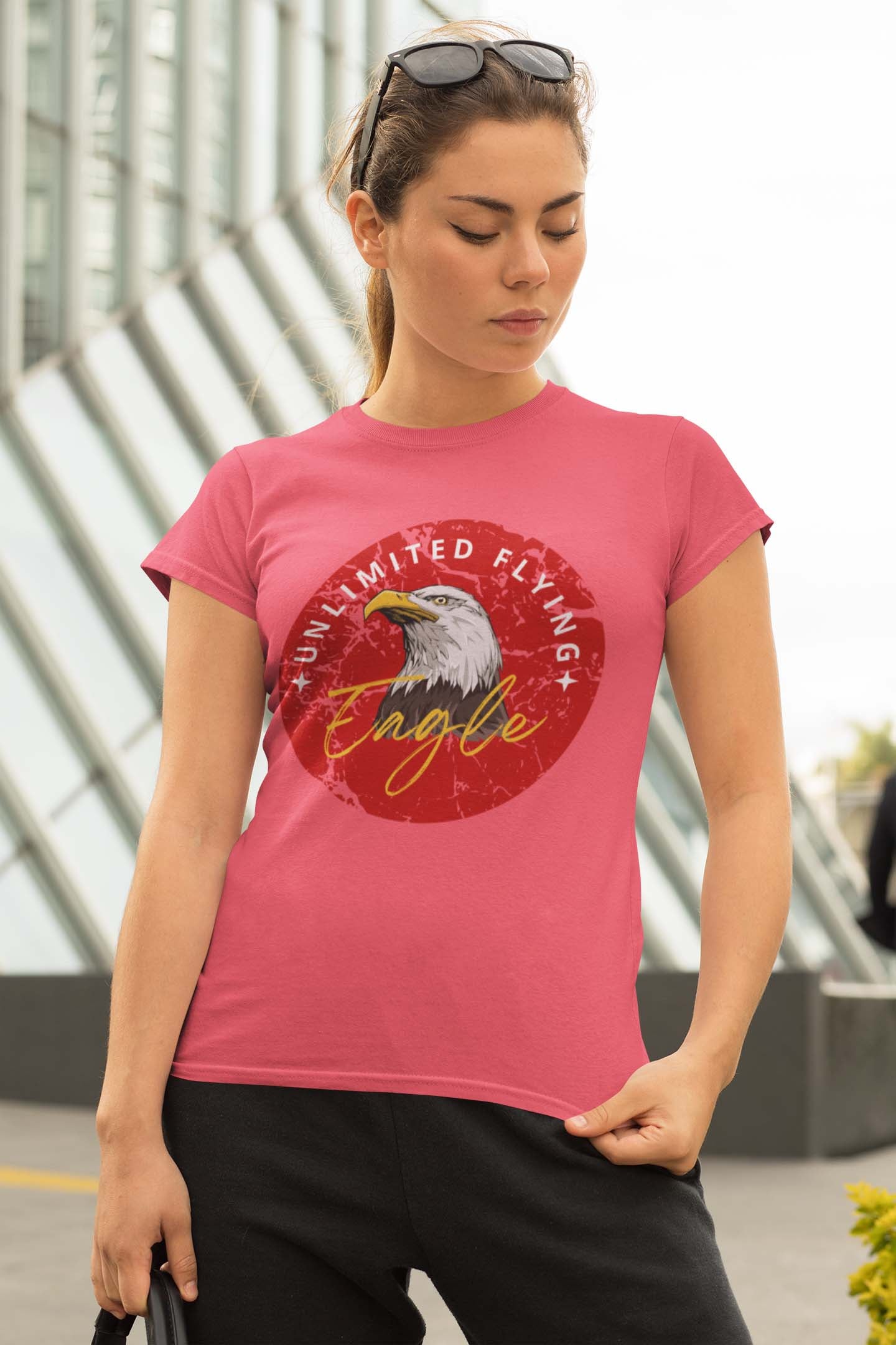 Flying Eagle Women's Cotton T-Shirt