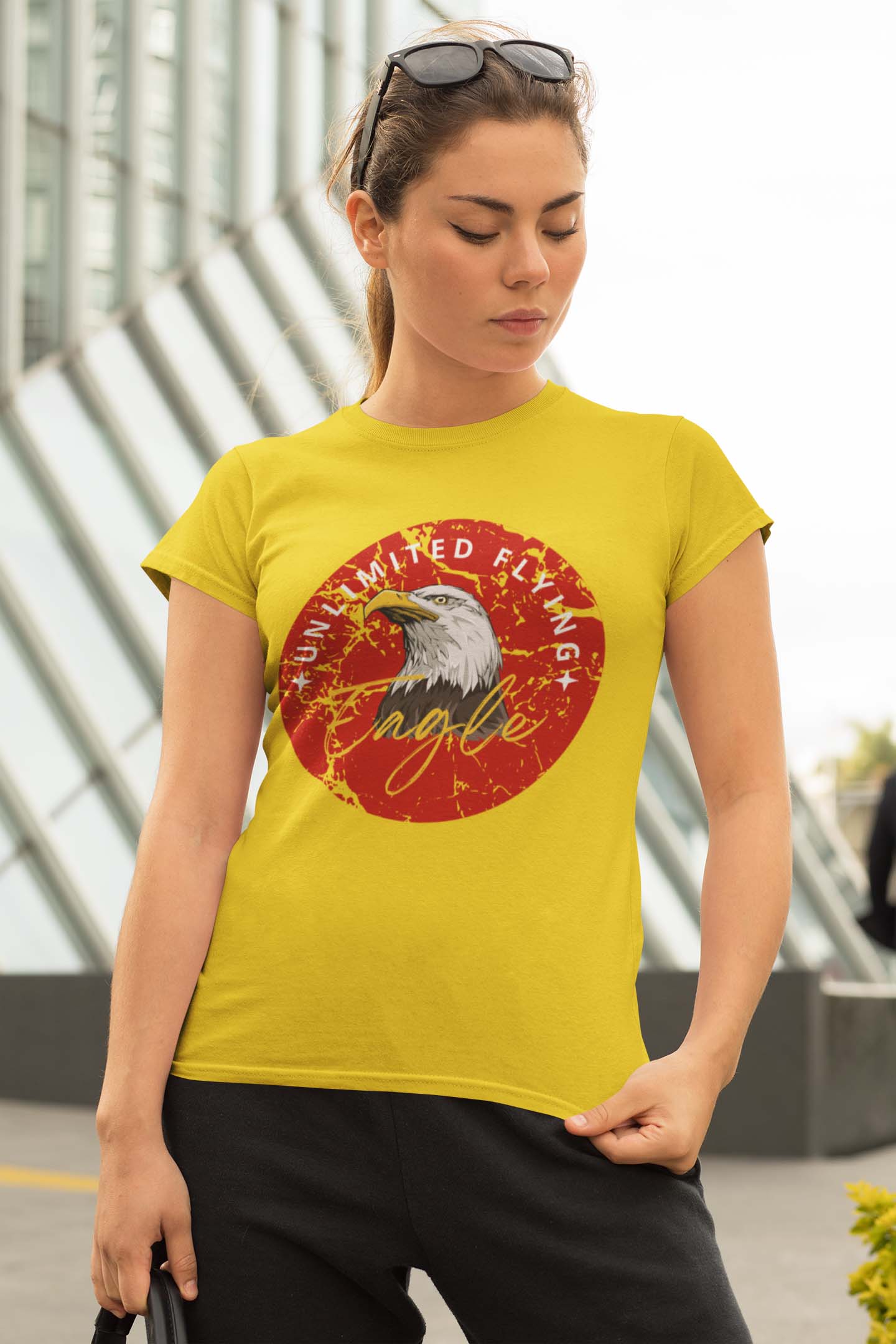 Flying Eagle Women's Cotton T-Shirt