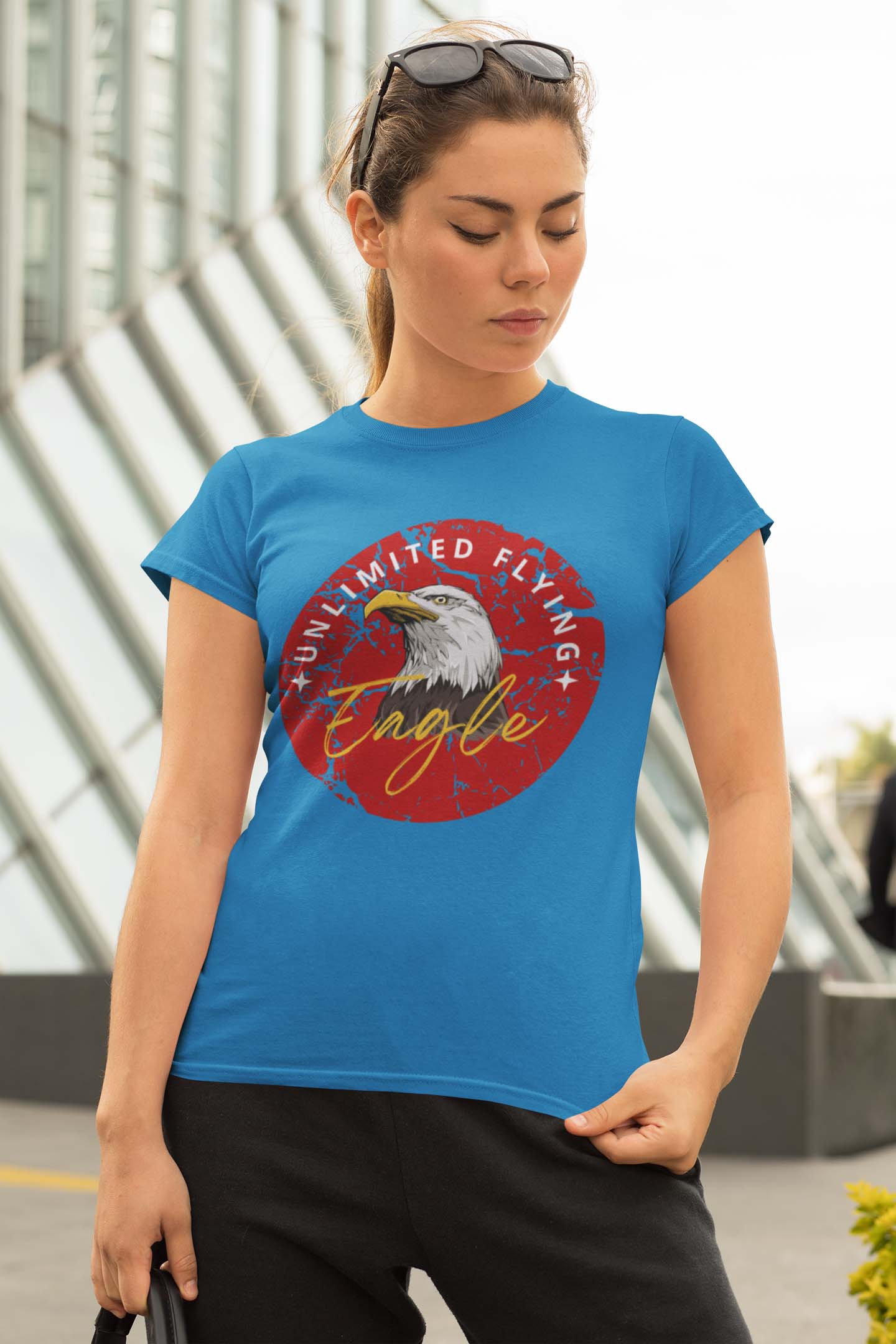 Flying Eagle Women's Cotton T-Shirt