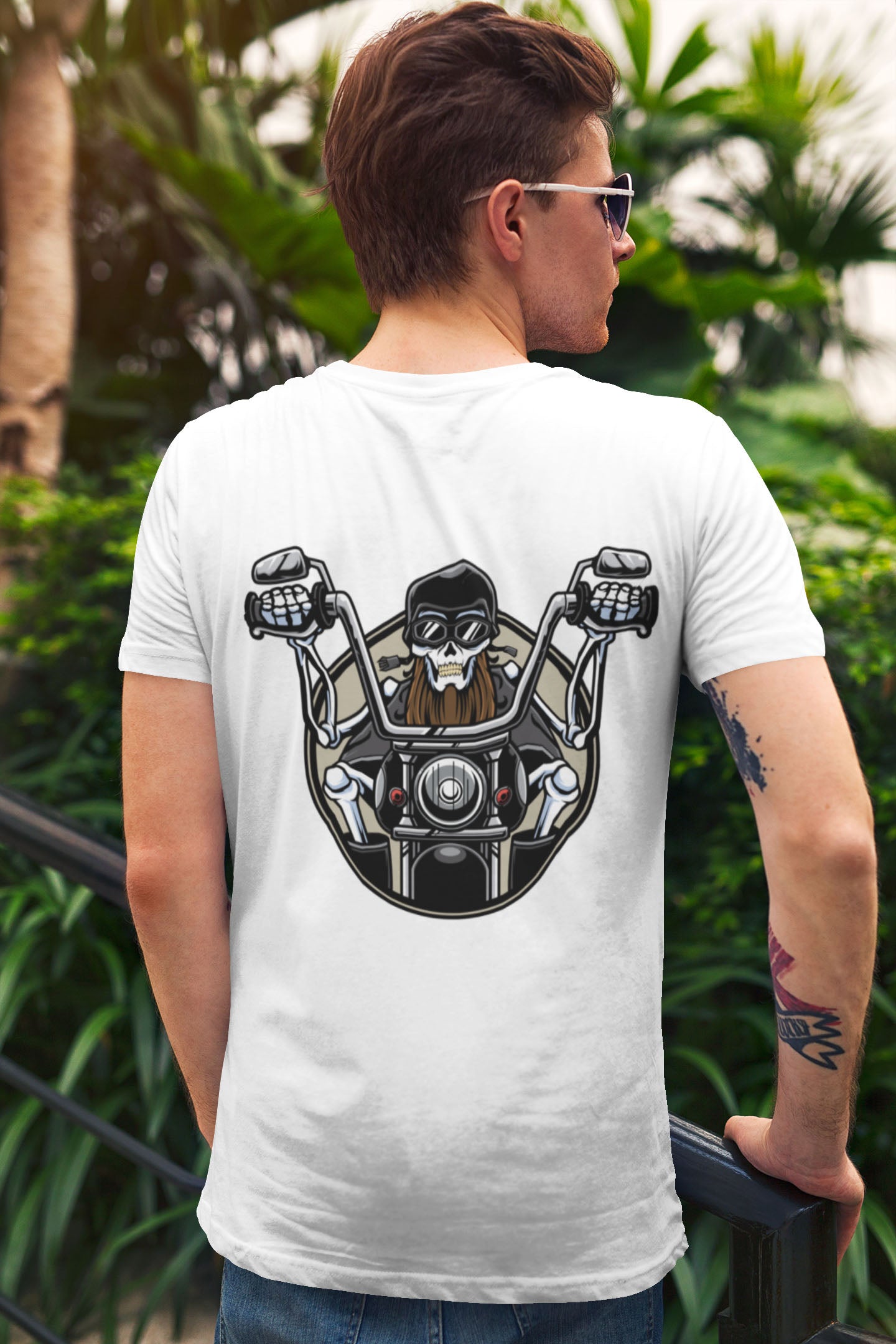 Speed Demon Men's Front & Back Printed T-Shirt