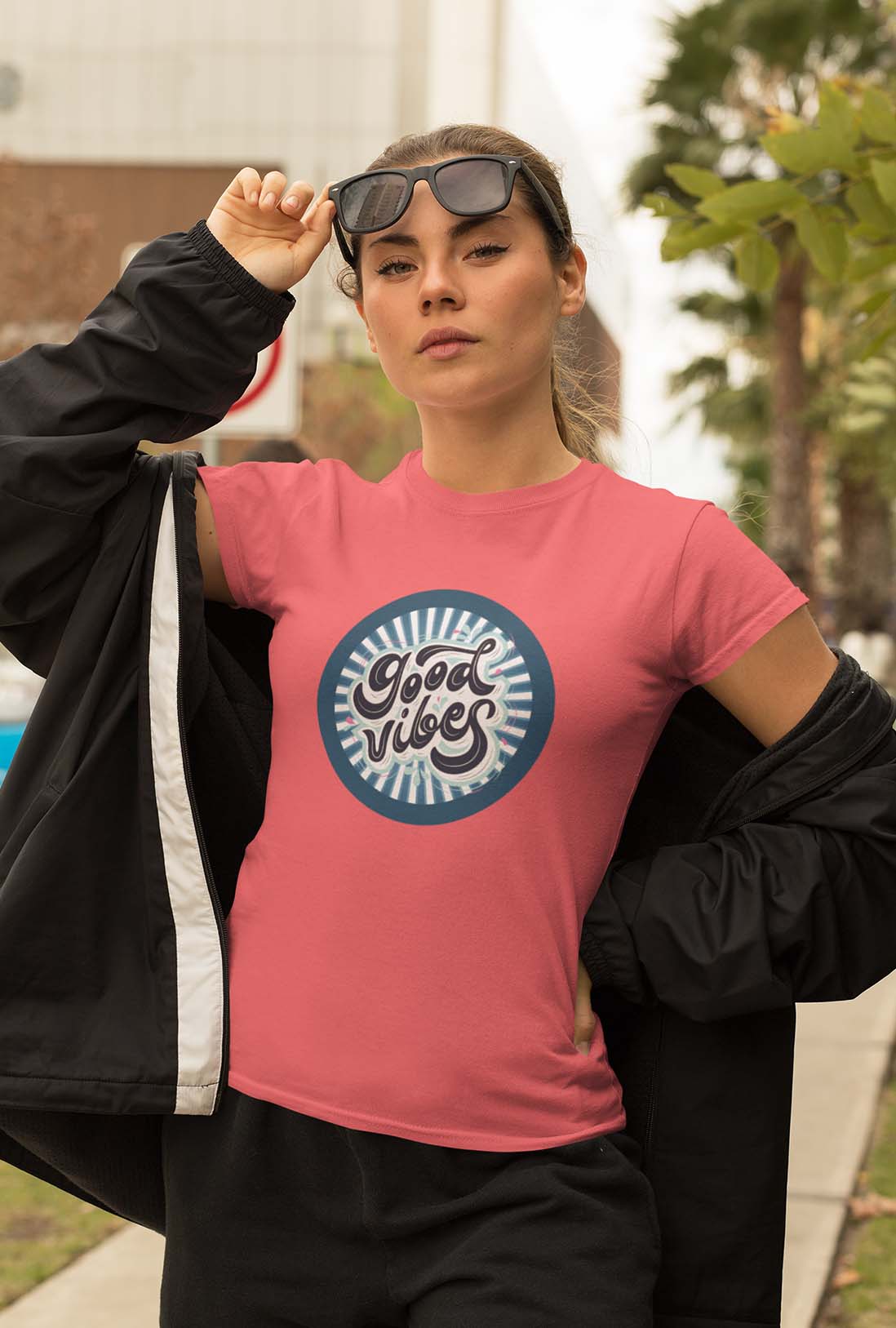 Good Vibes Women's Cotton T-Shirt