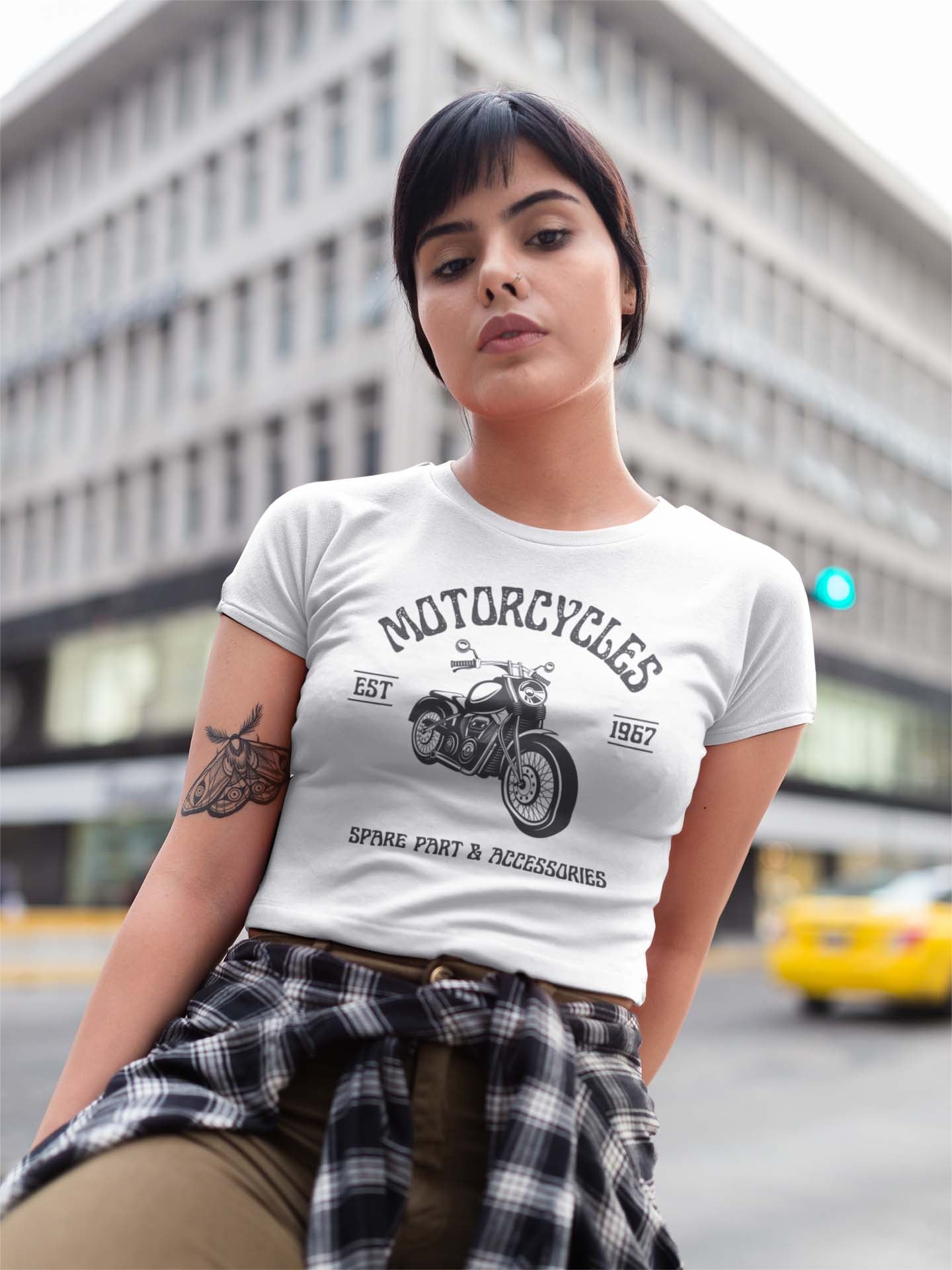 Motorcycles Women's Cotton T-Shirts