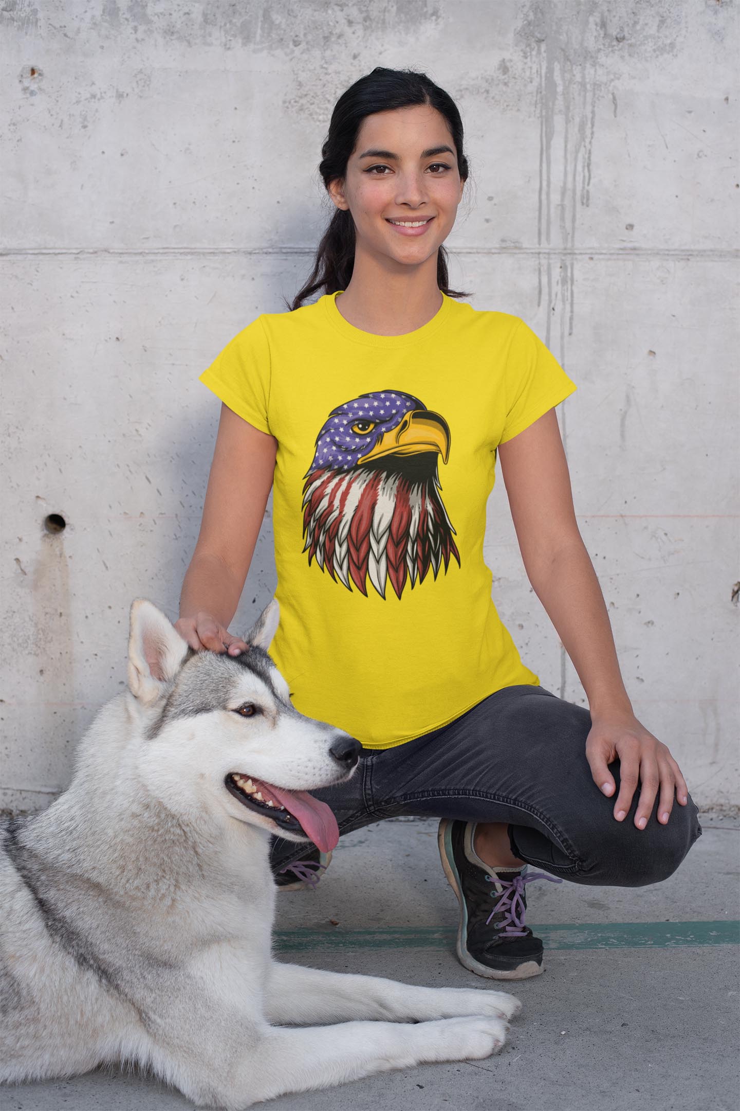 Eagle Women's Cotton T-Shirt