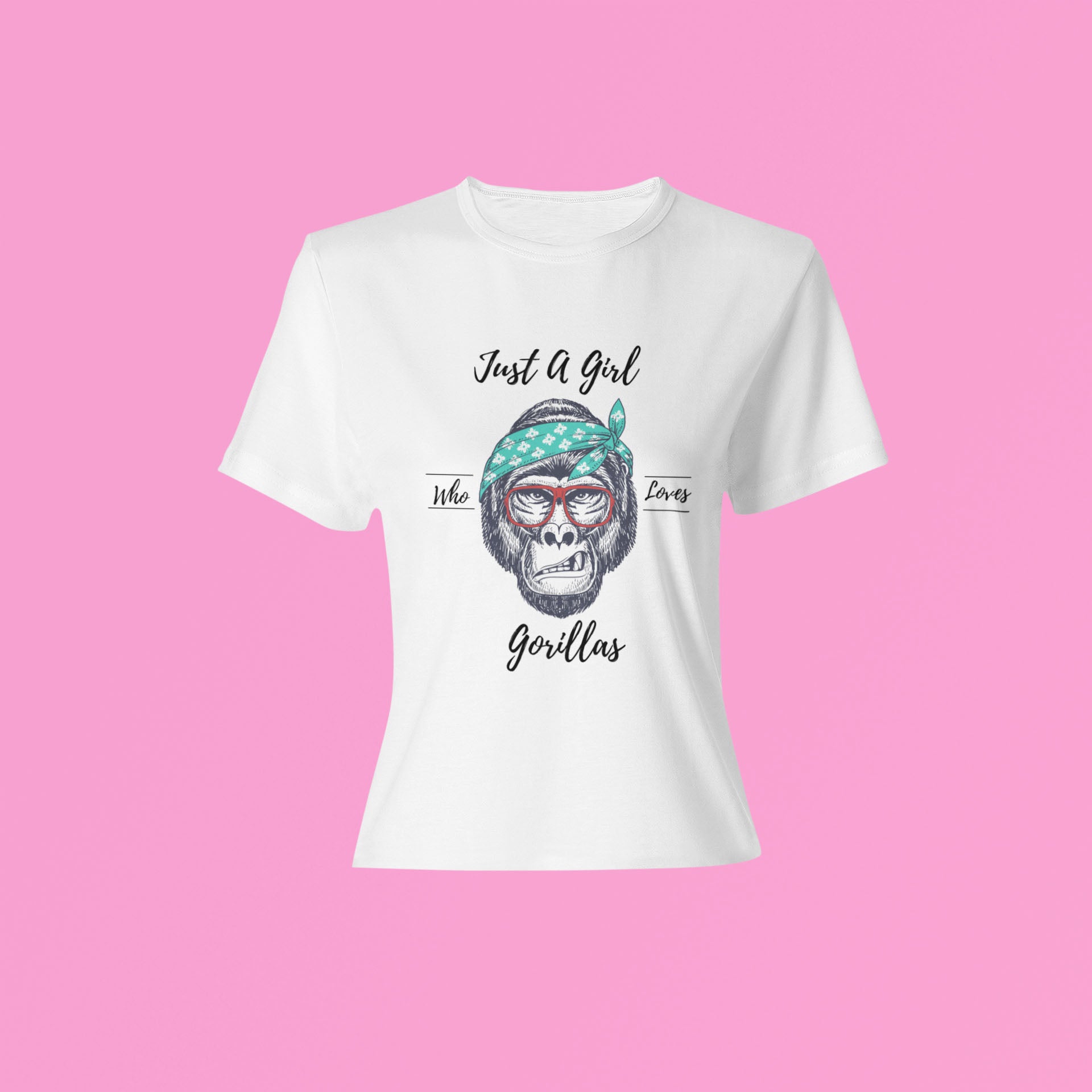 Just A Girl Women's Cotton T-Shirt