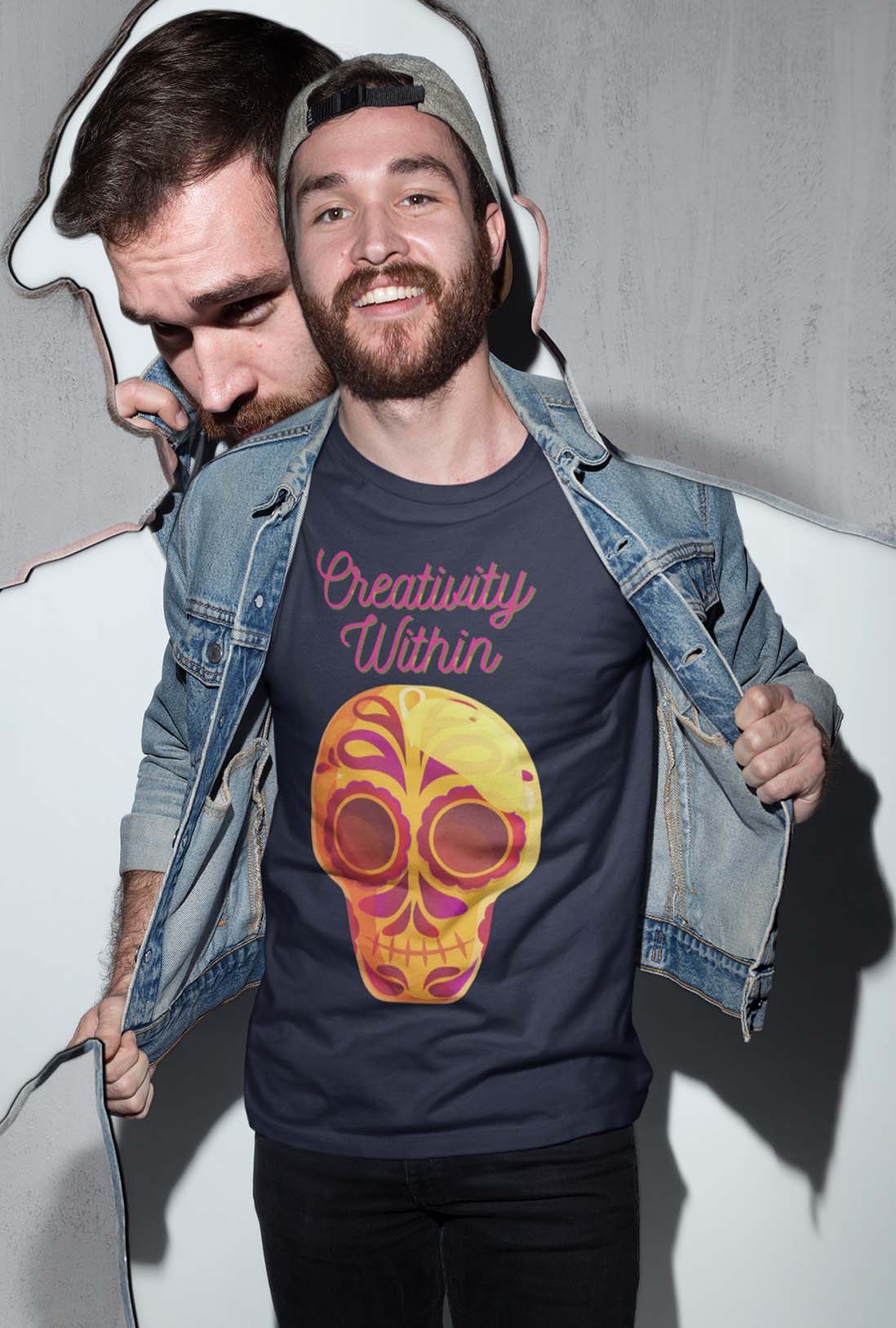 Creativity With In Men's Cotton T-Shirt
