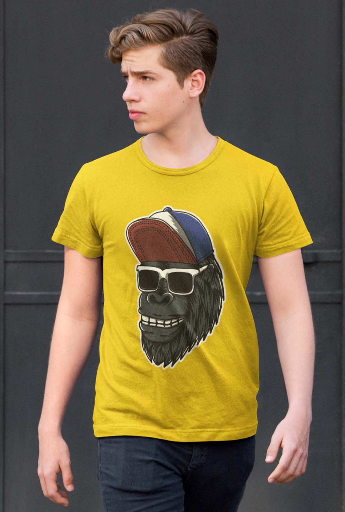 Gorilla Men's Cotton T-Shirt
