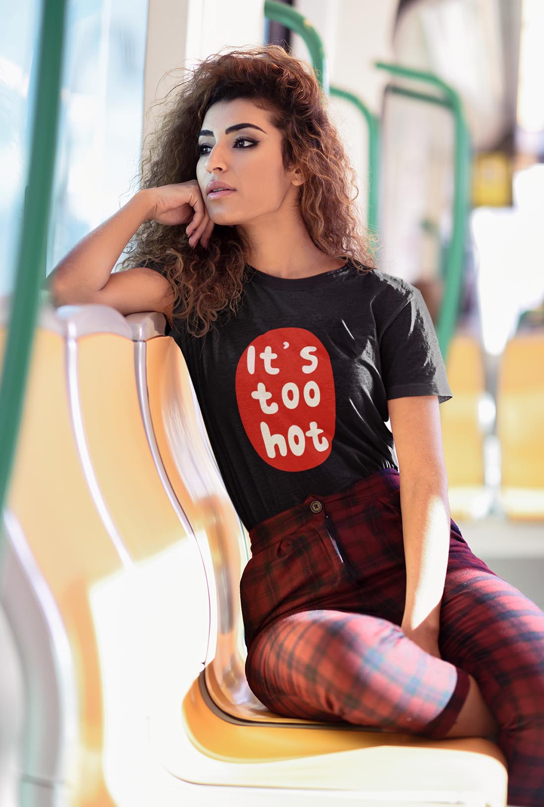 It's too hot Women's Cotton T-Shirts