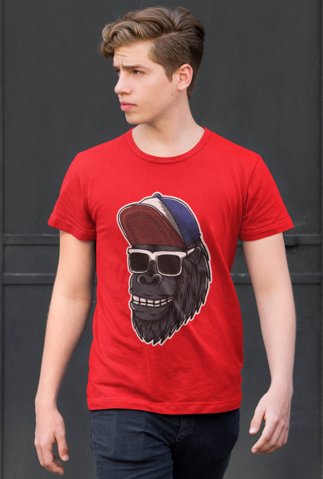 Gorilla Men's Cotton T-Shirt