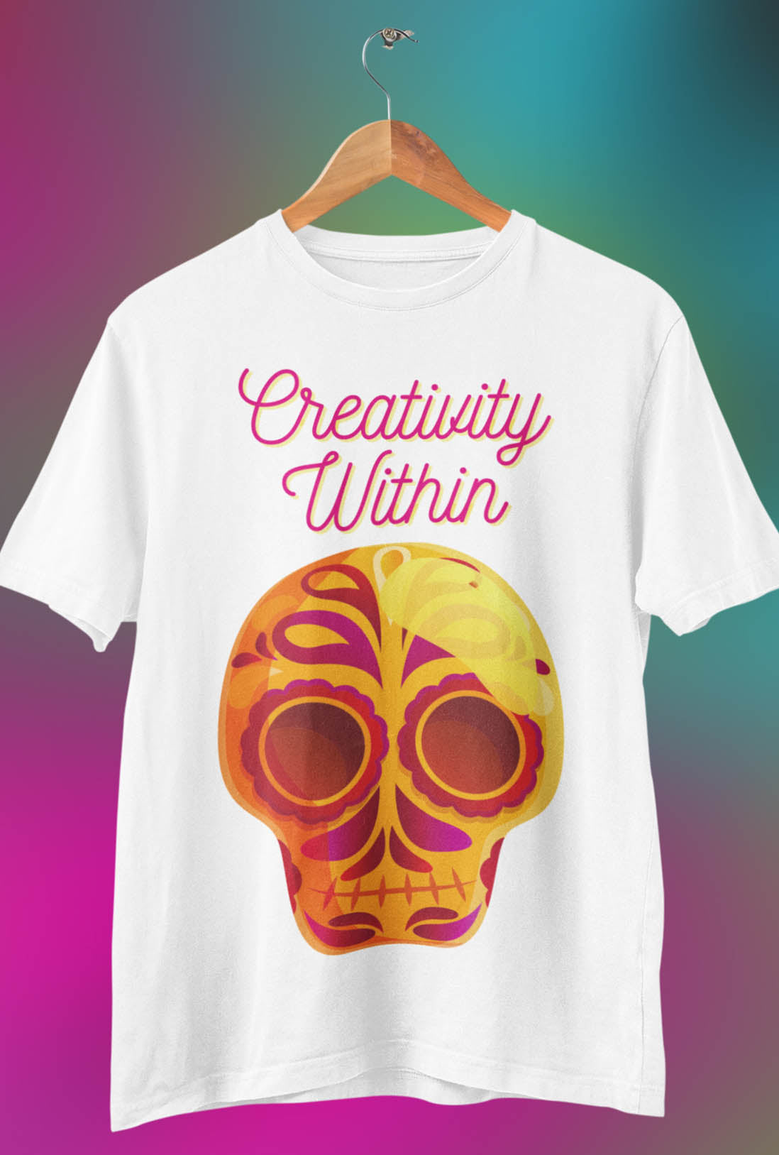 Creativity With In Men's Cotton T-Shirt