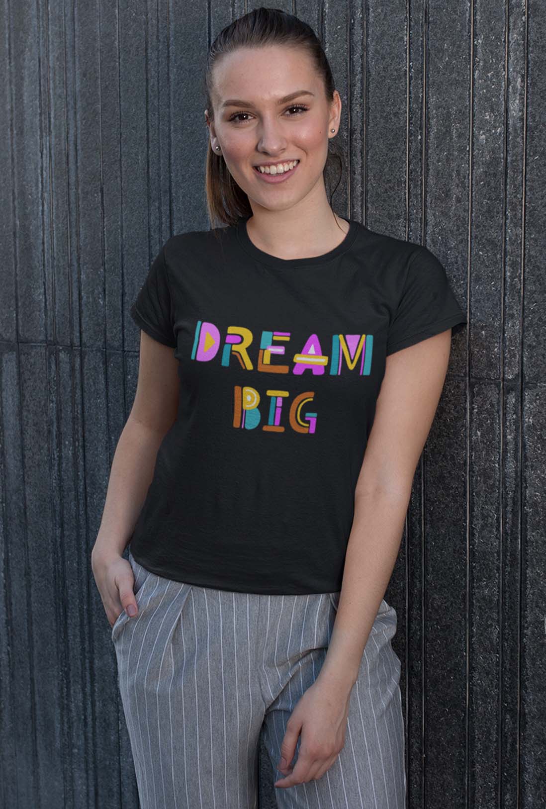 Dream Big Women's Cotton T-Shirt