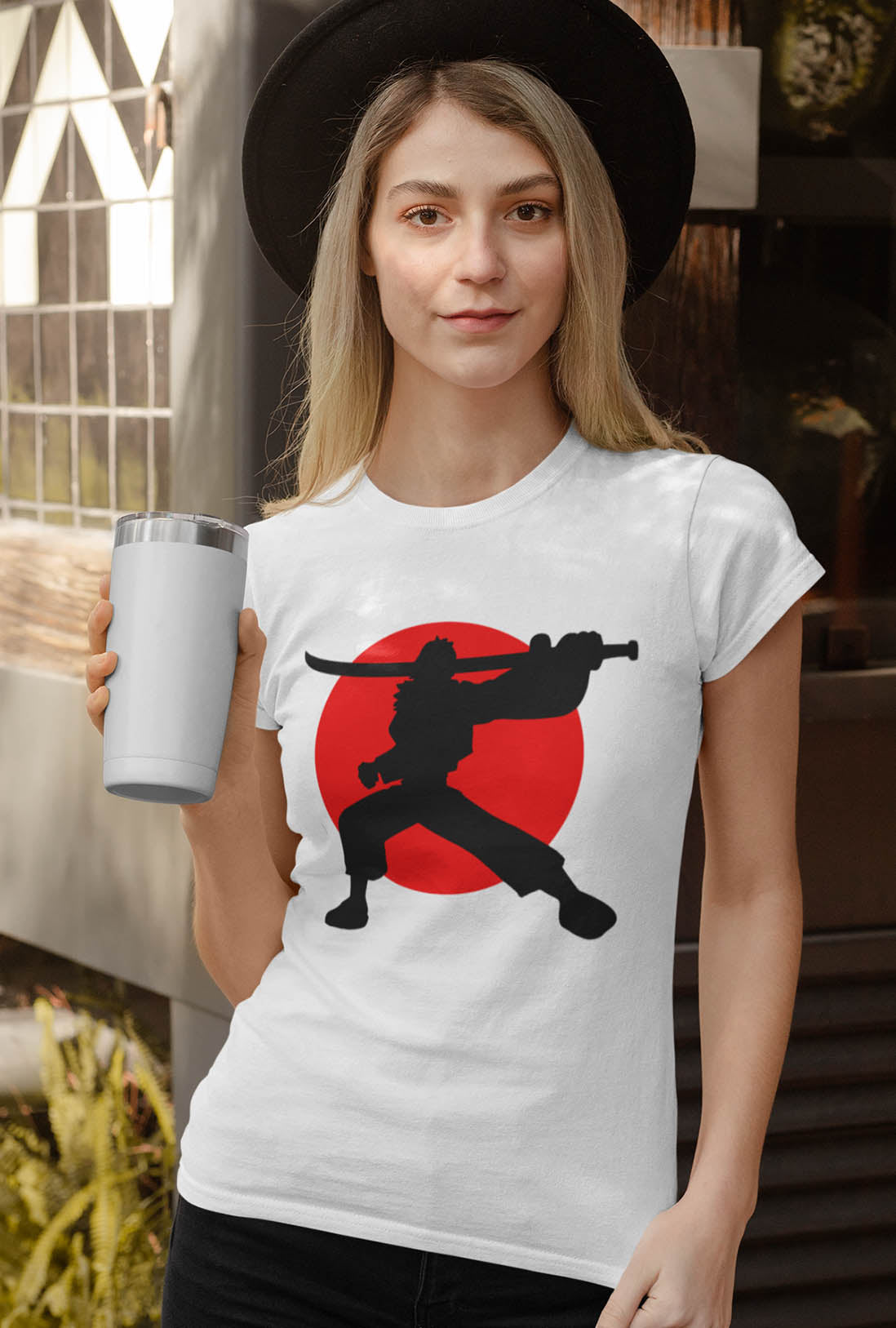 Samurai Women's Cotton T-Shirt