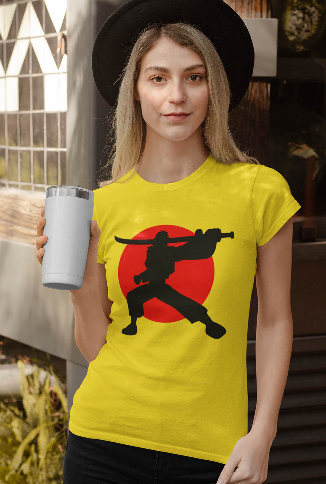 Samurai Women's Cotton T-Shirt