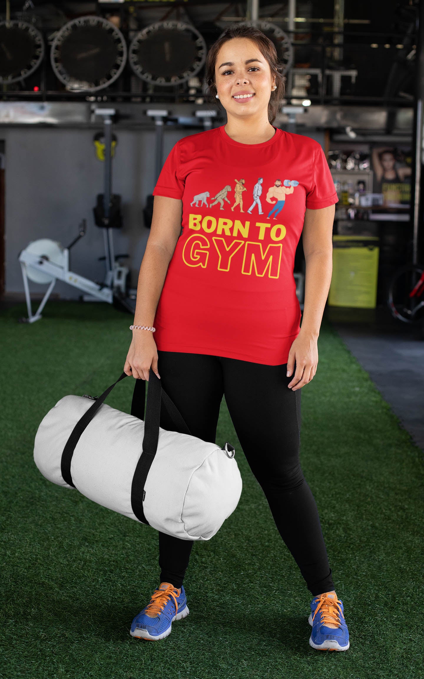 Born To Gym Women's Cotton T-Shirt
