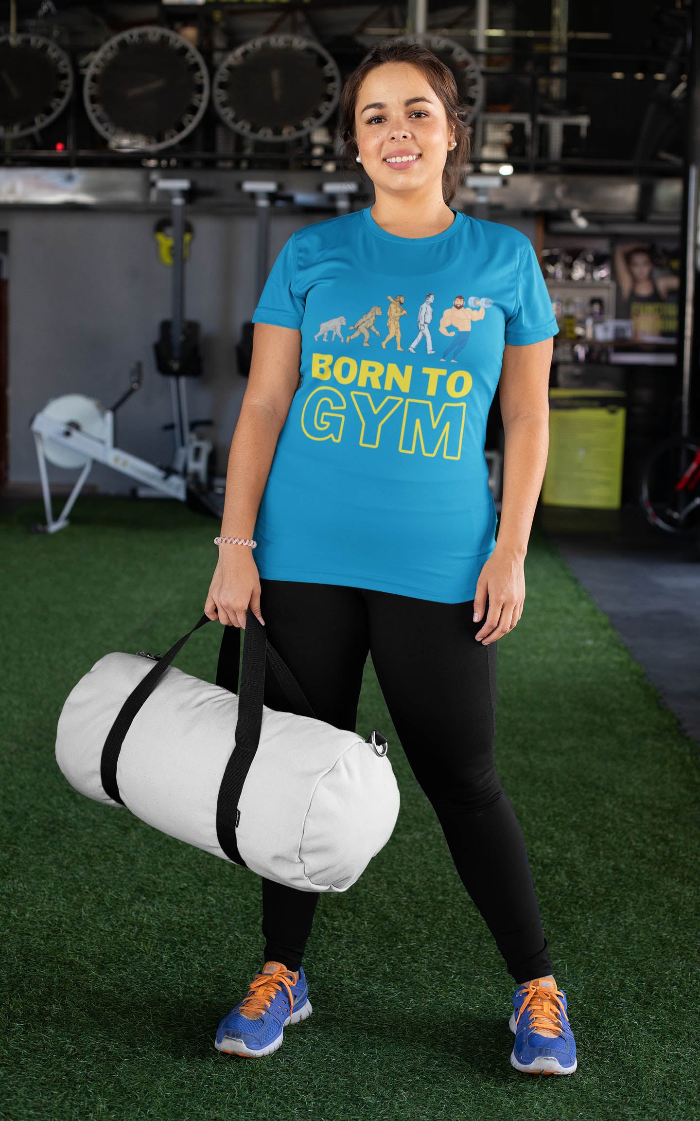 Born To Gym Women's Cotton T-Shirt