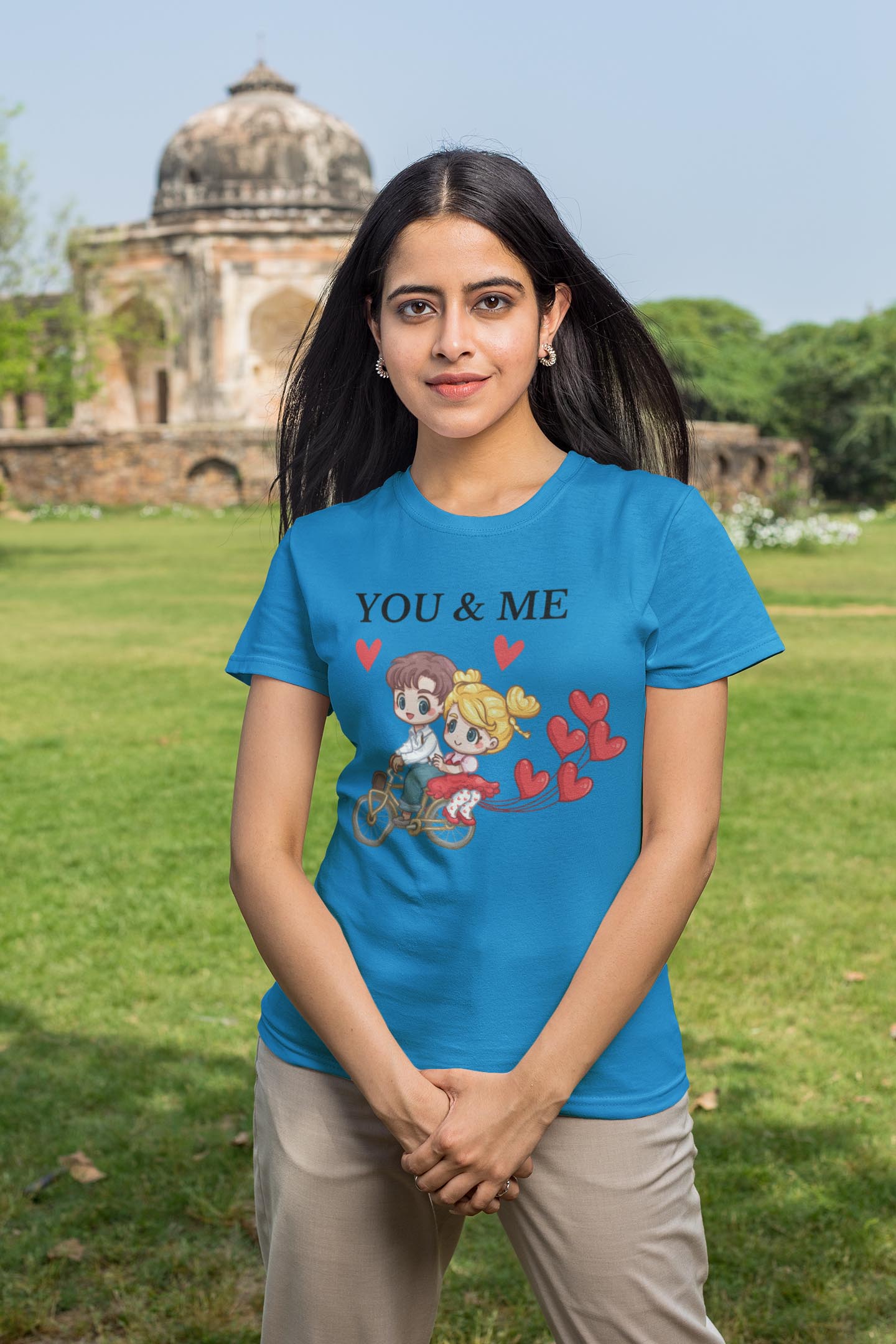 You And Me Women's Cotton T-Shirt