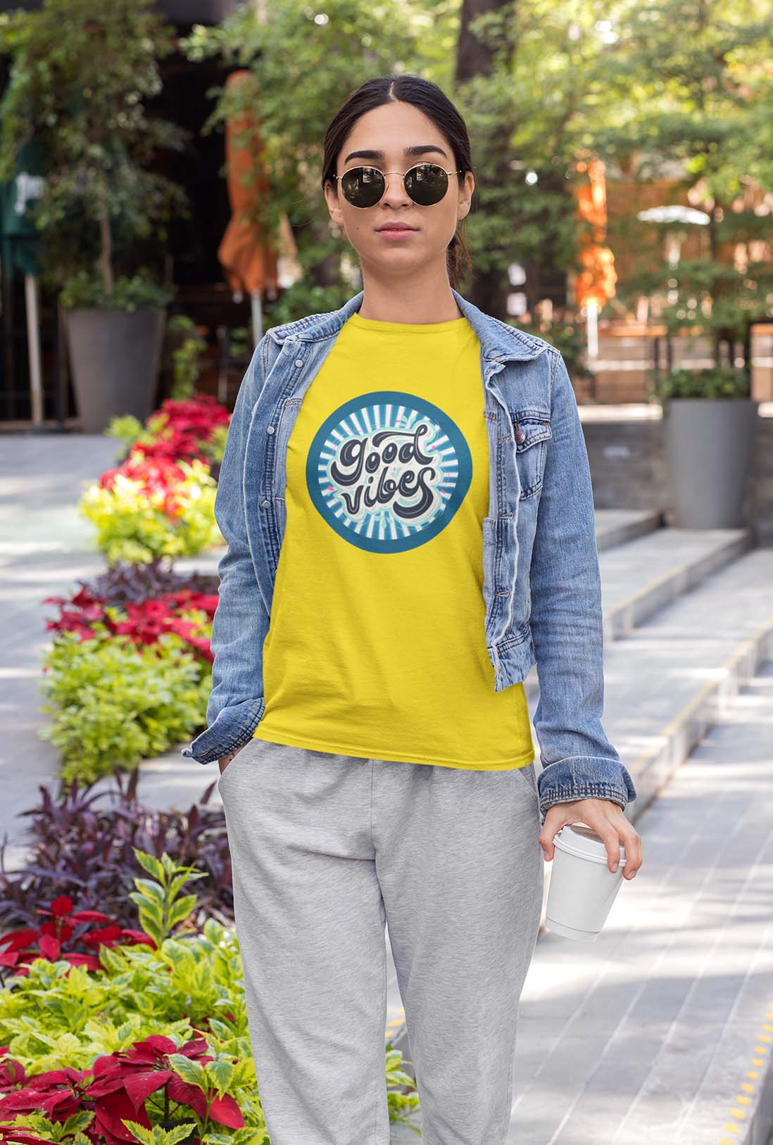 Good Vibes Women's Cotton T-Shirt