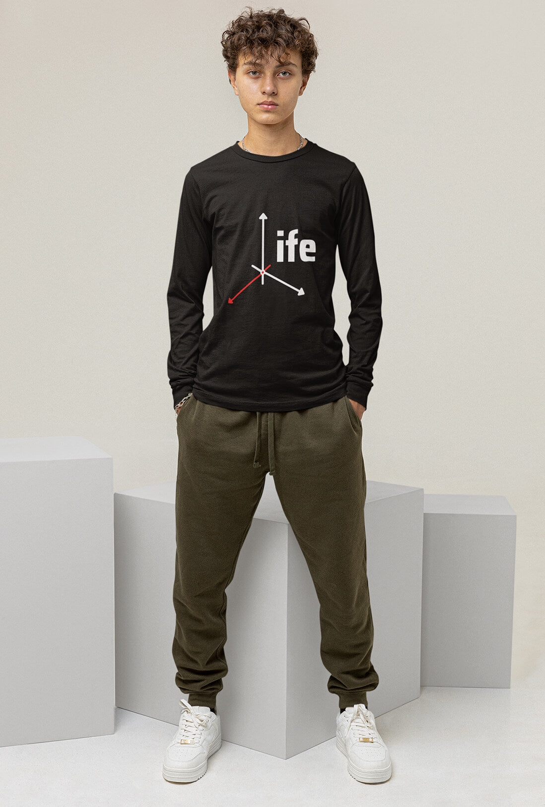 Life Men's Full Sleeve T-Shirts