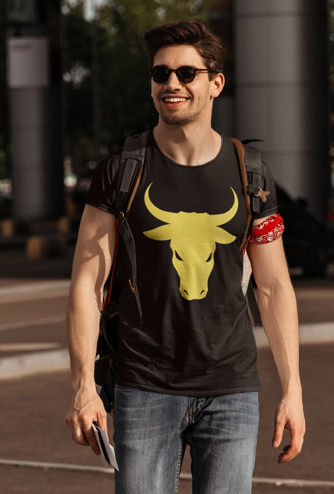 Bull Men's Cotton T-Shirt