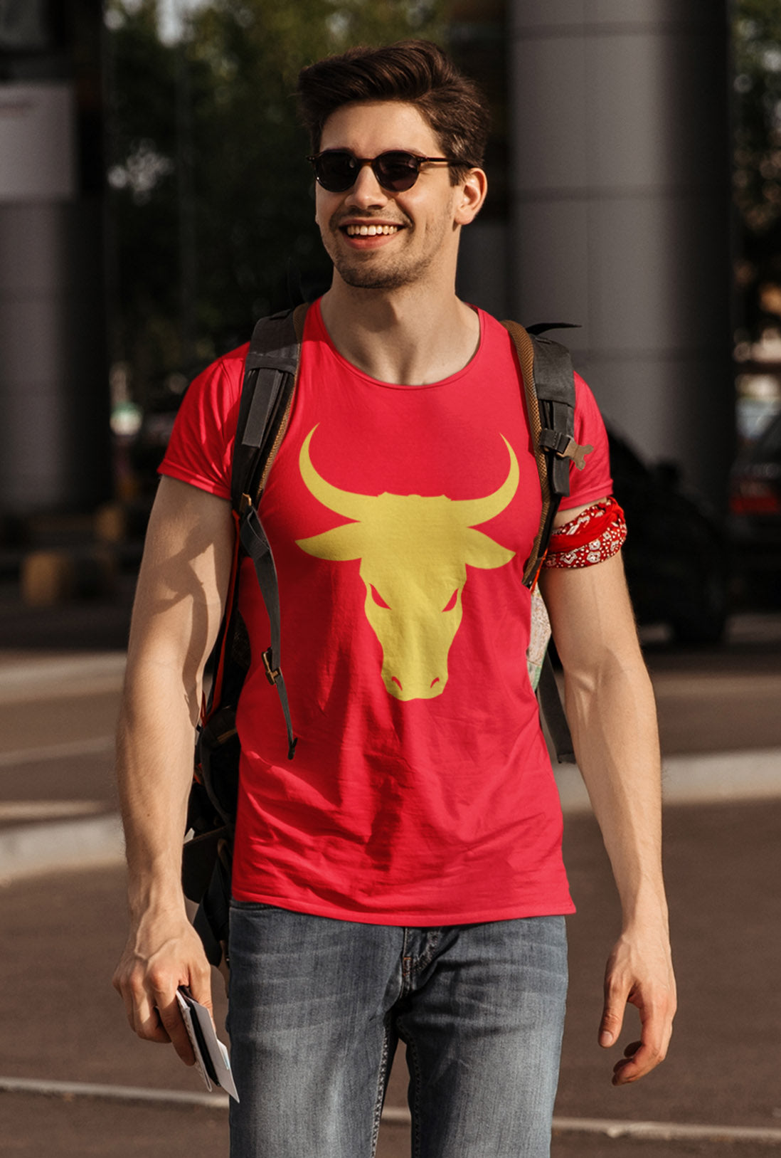 Bull Men's Cotton T-Shirt