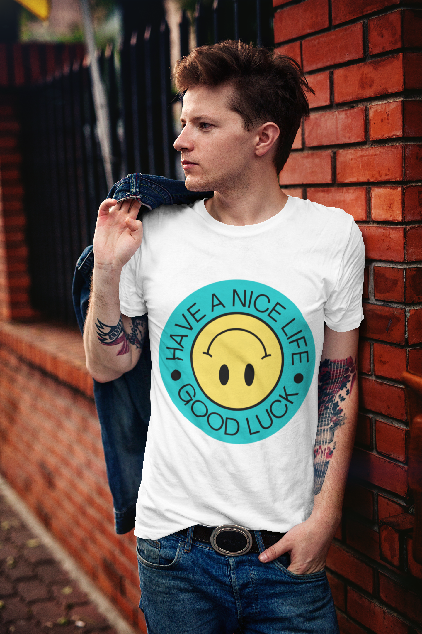 Have A Nice Life Men's Cotton T-Shirt