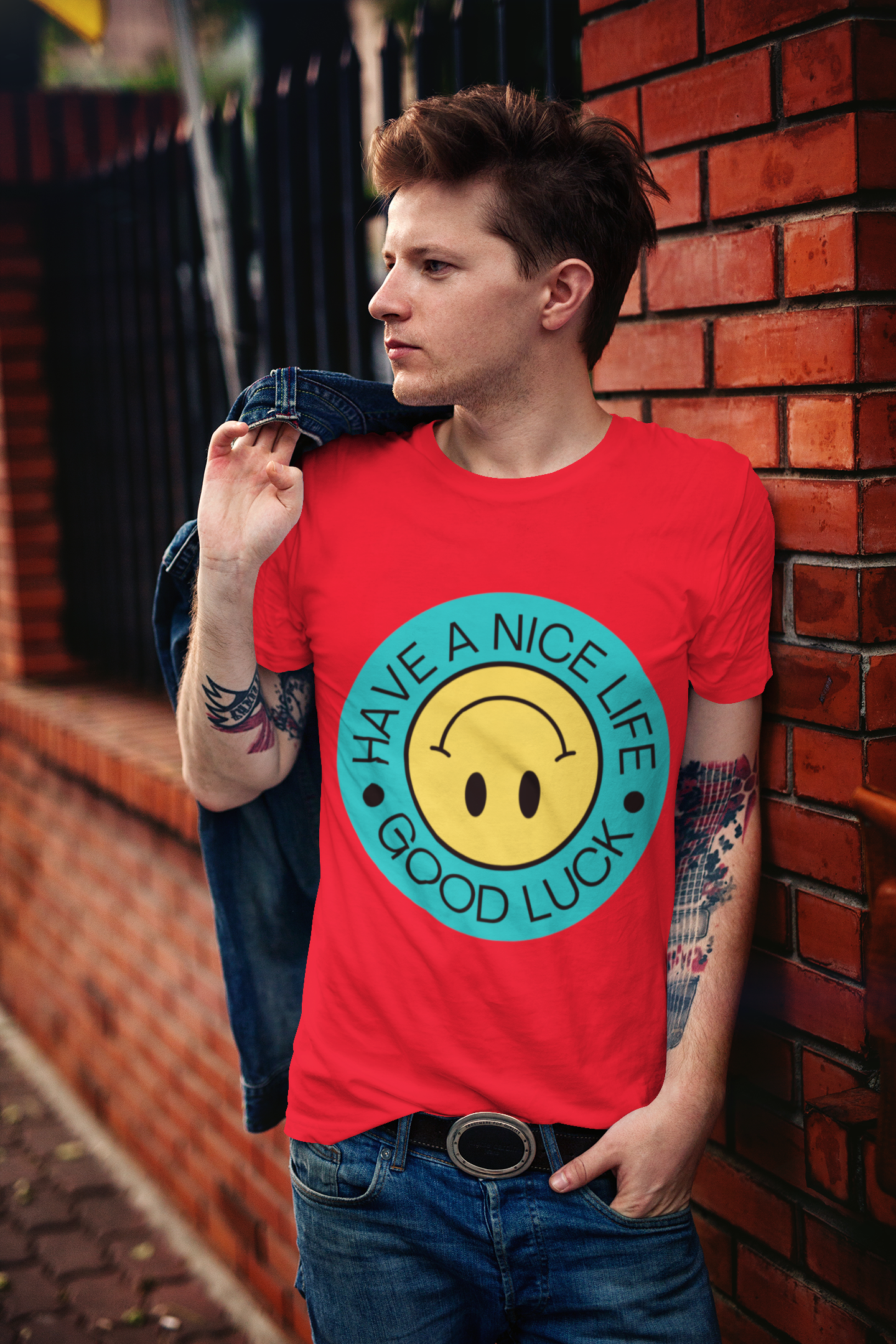 Have A Nice Life Men's Cotton T-Shirt