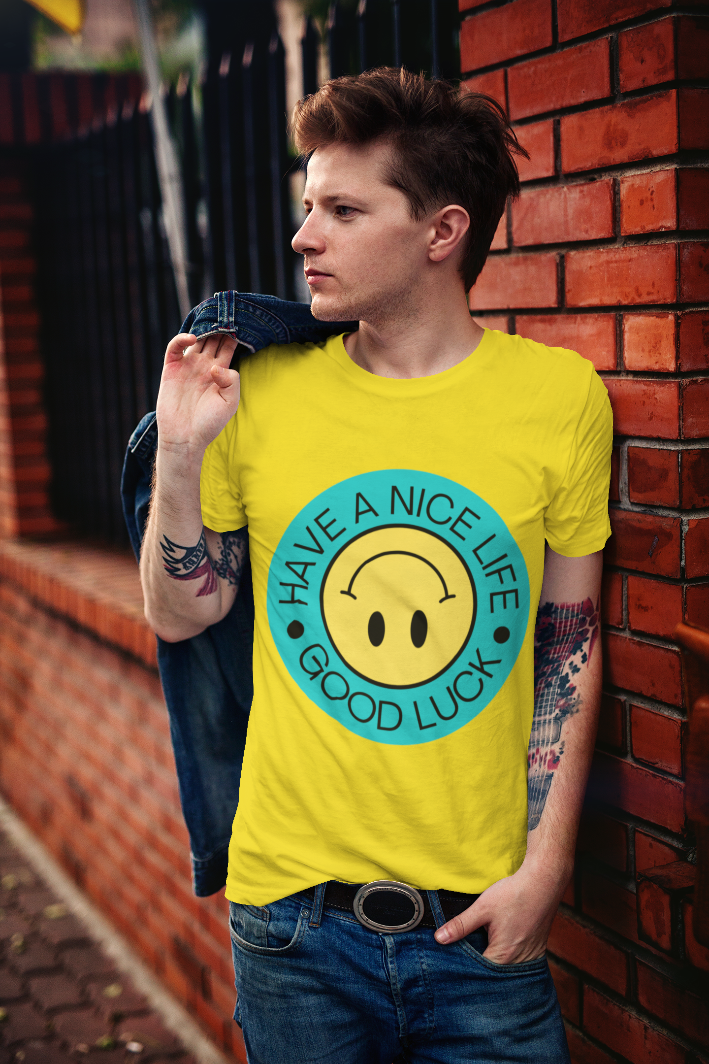 Have A Nice Life Men's Cotton T-Shirt