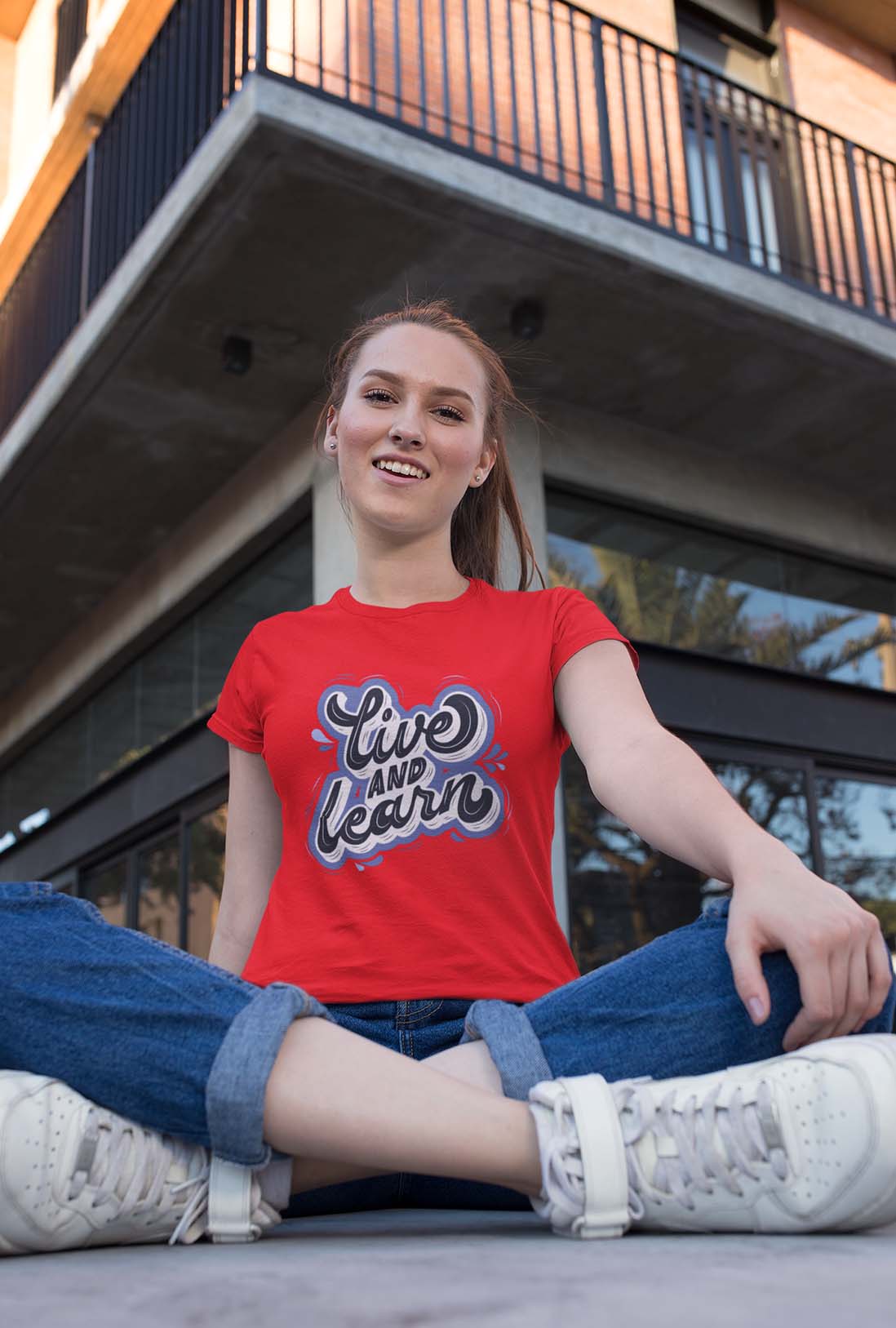 Live & Learn Women's Cotton T-Shirt