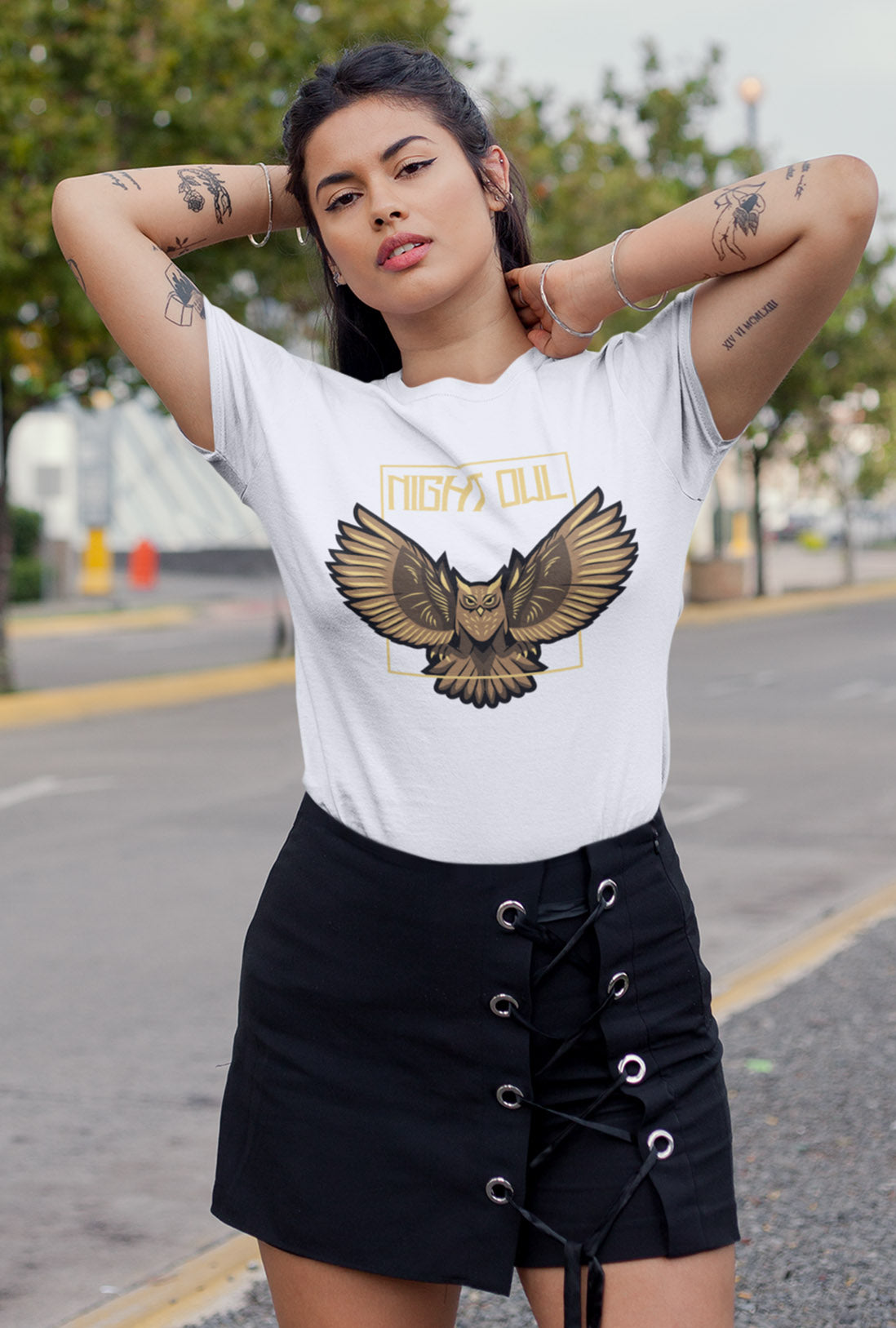 Night Owl Women's Cotton T-Shirt