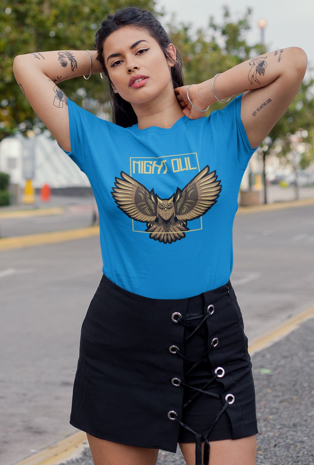 Night Owl Women's Cotton T-Shirt