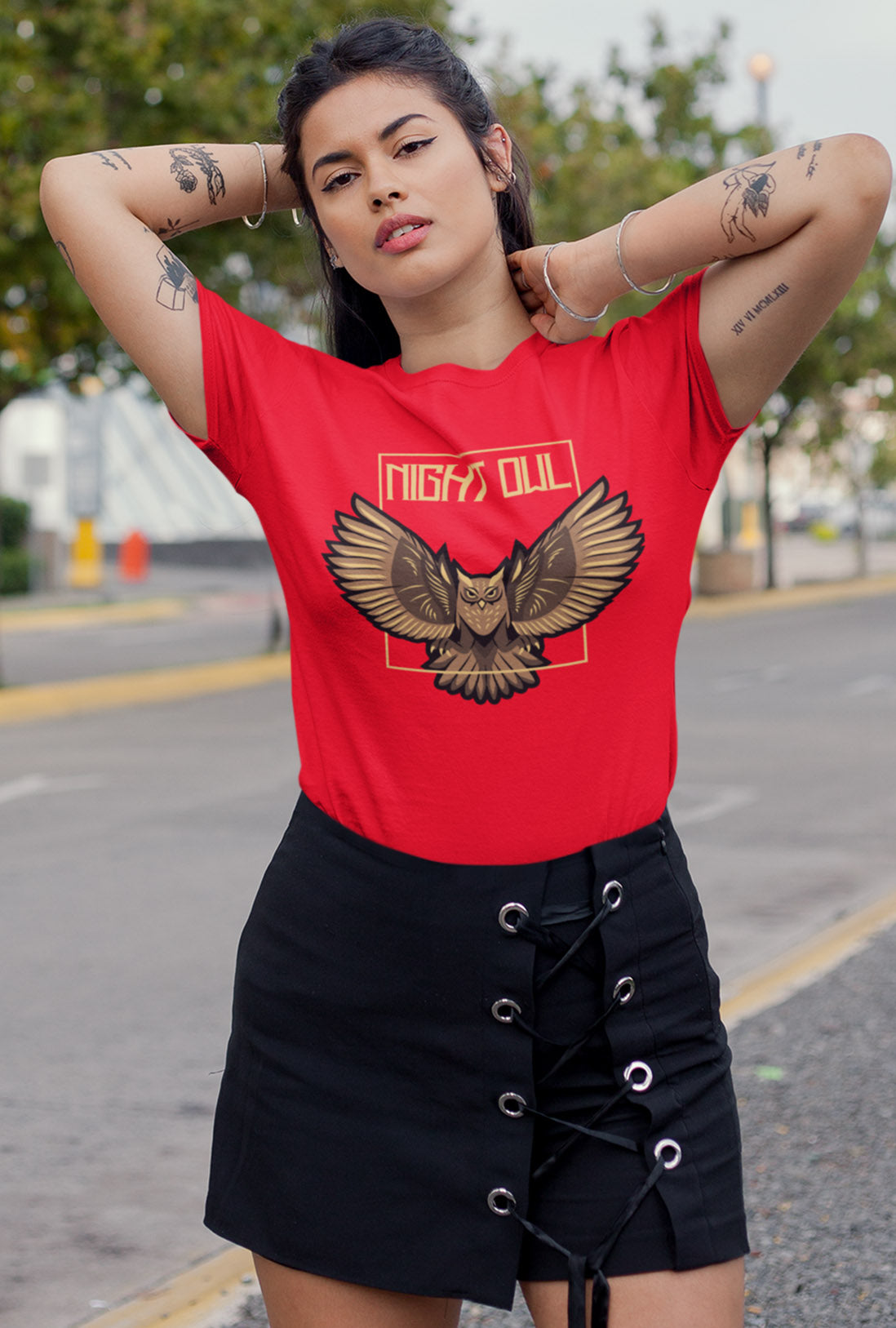Night Owl Women's Cotton T-Shirt