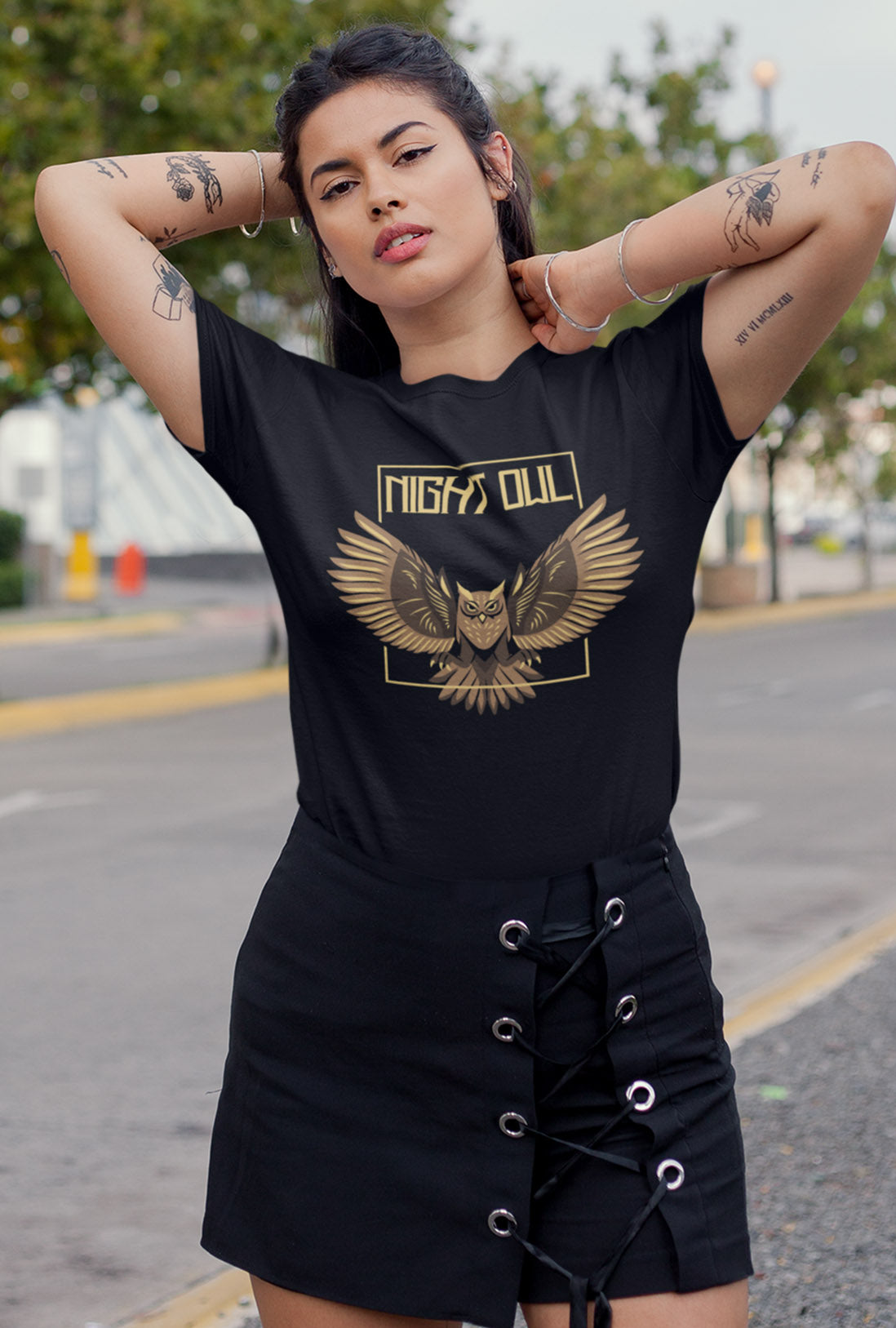 Night Owl Women's Cotton T-Shirt