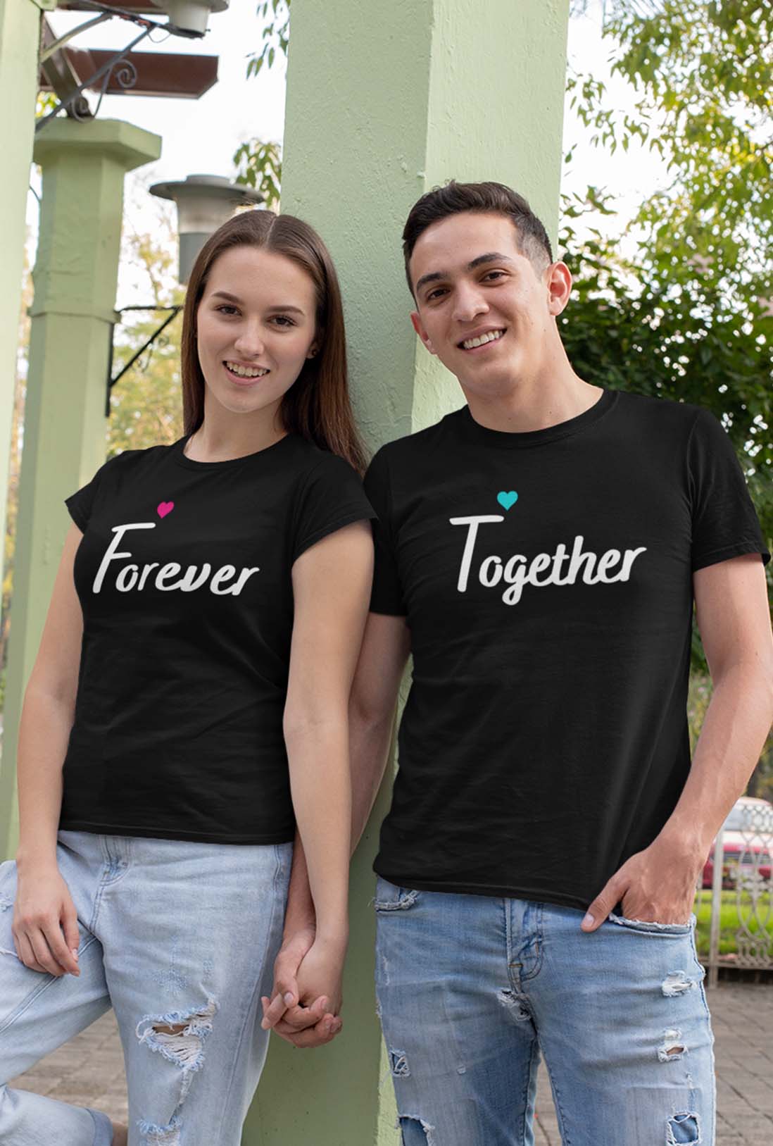 Together And Forever Couple's T-Shirt