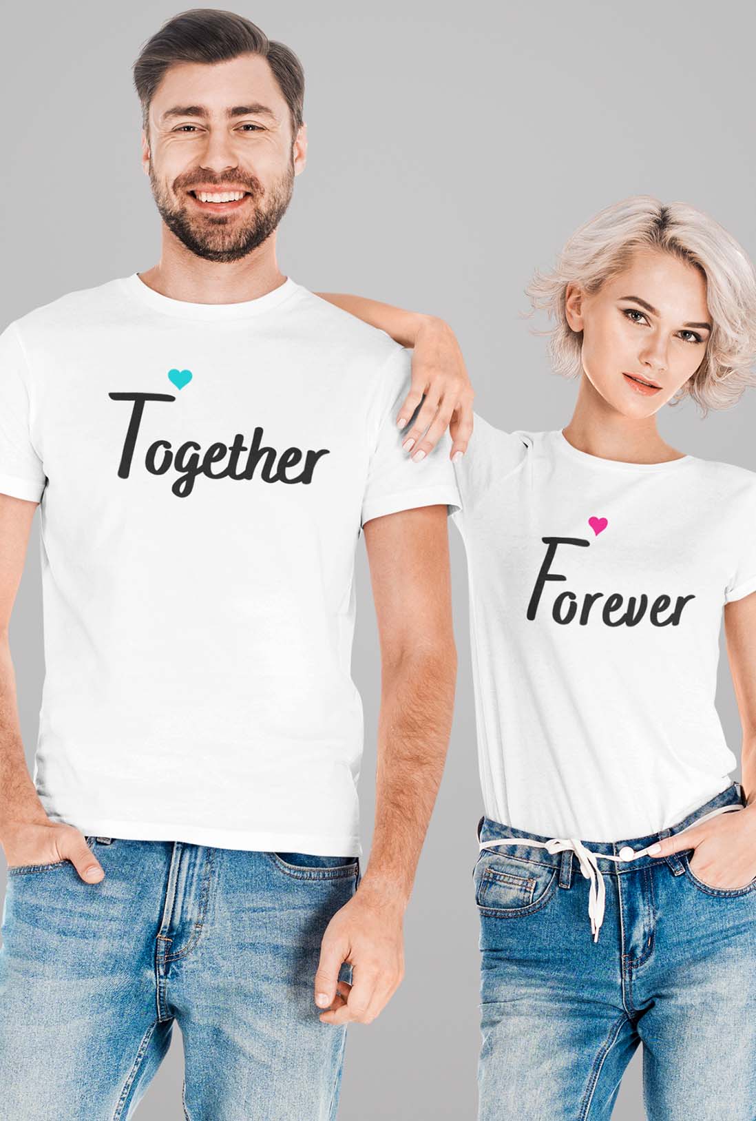 Together And Forever Couple's T-Shirt
