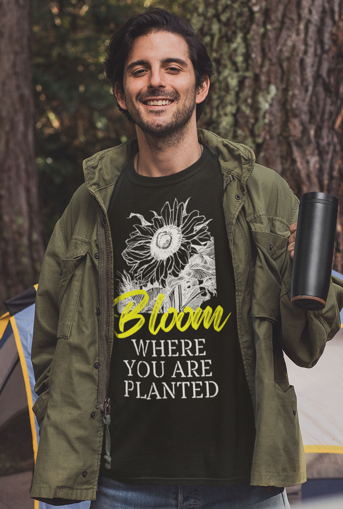Bloom Men's Cotton T-Shirt