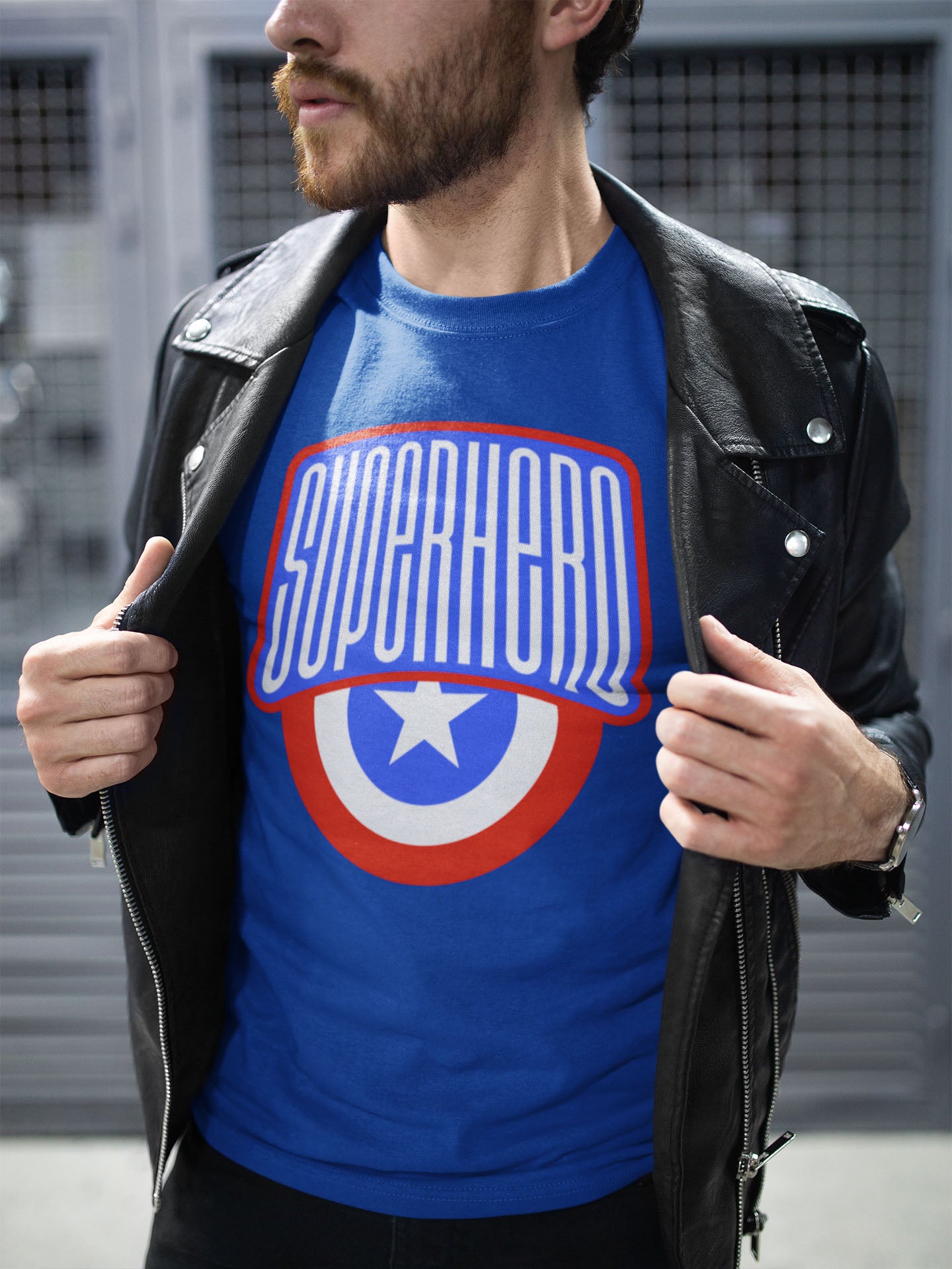 Super Hero Men's Cotton T-Shirt