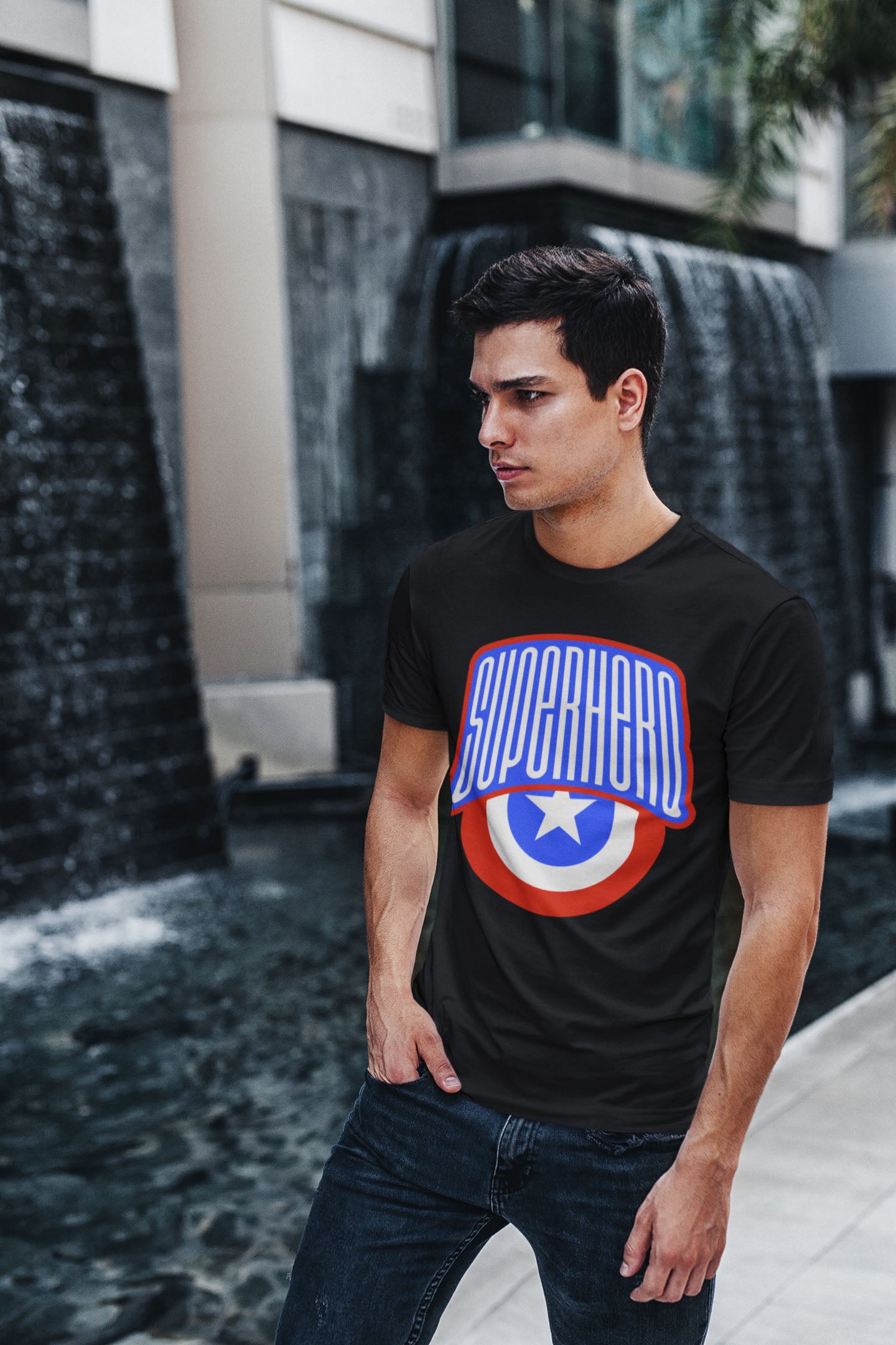 Super Hero Men's Cotton T-Shirt